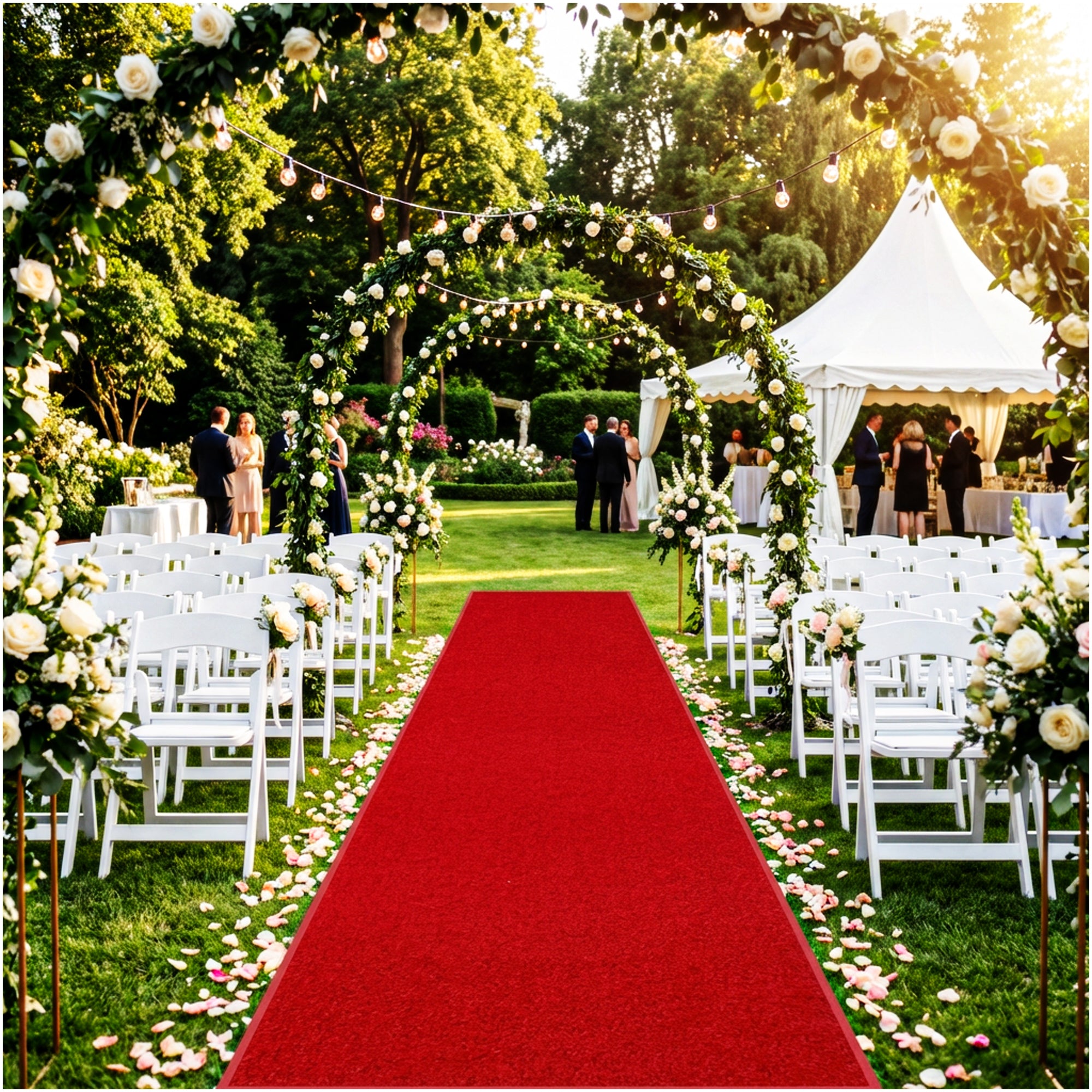 Red Carpet Runner Sample | Marine Backing Event Carpet