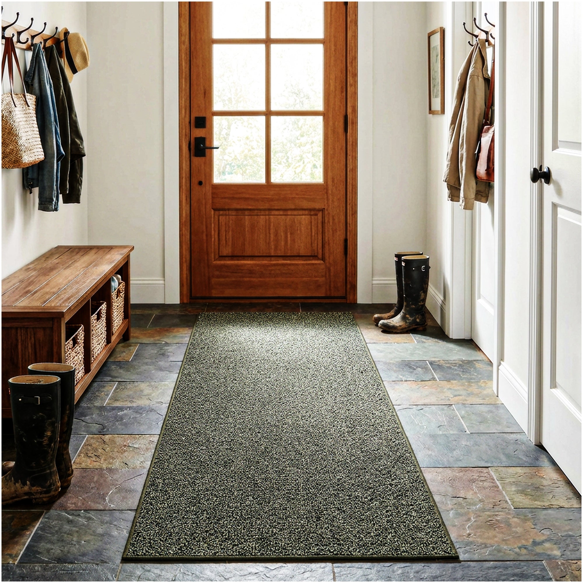 Natural Path Indoor/Outdoor Area Rug – Custom Sizes, 6 Colors