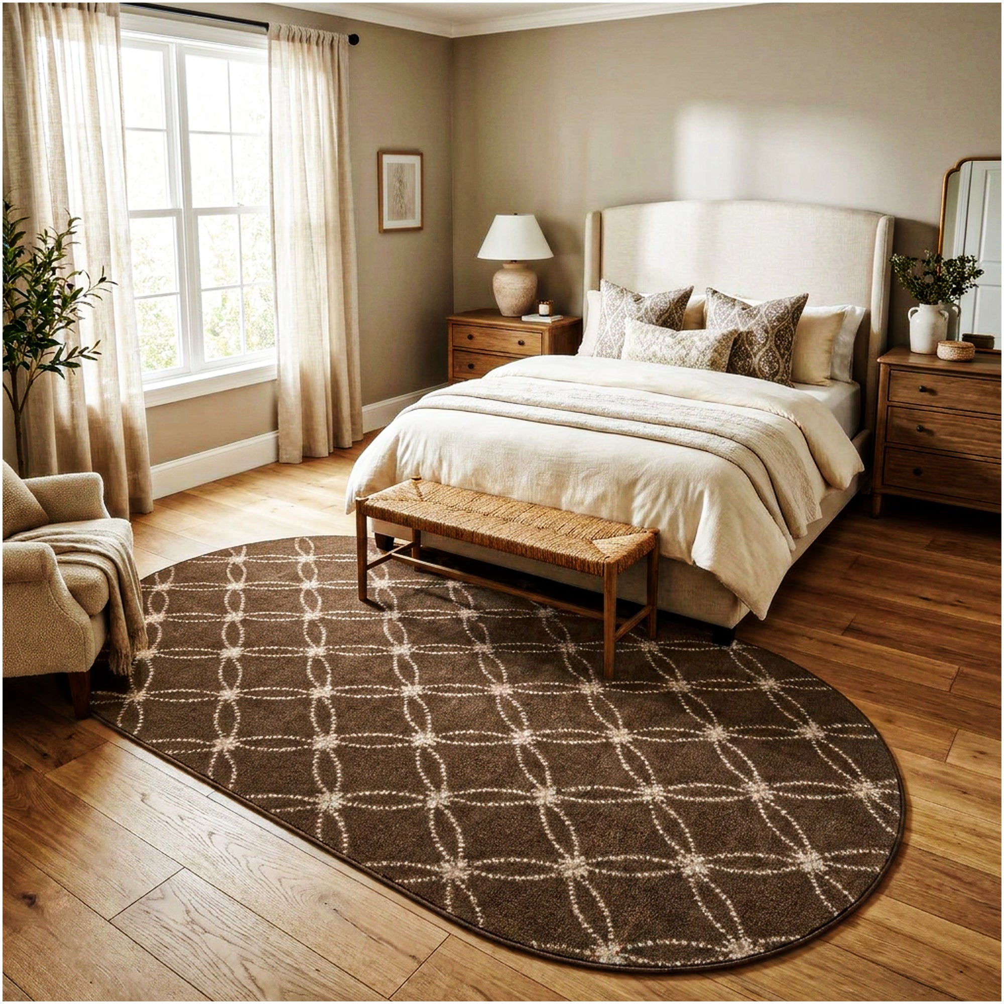 Milliken Charthouse Pattern Indoor Area Rug – 40 oz Cut Pile, Custom Sizes & Colors