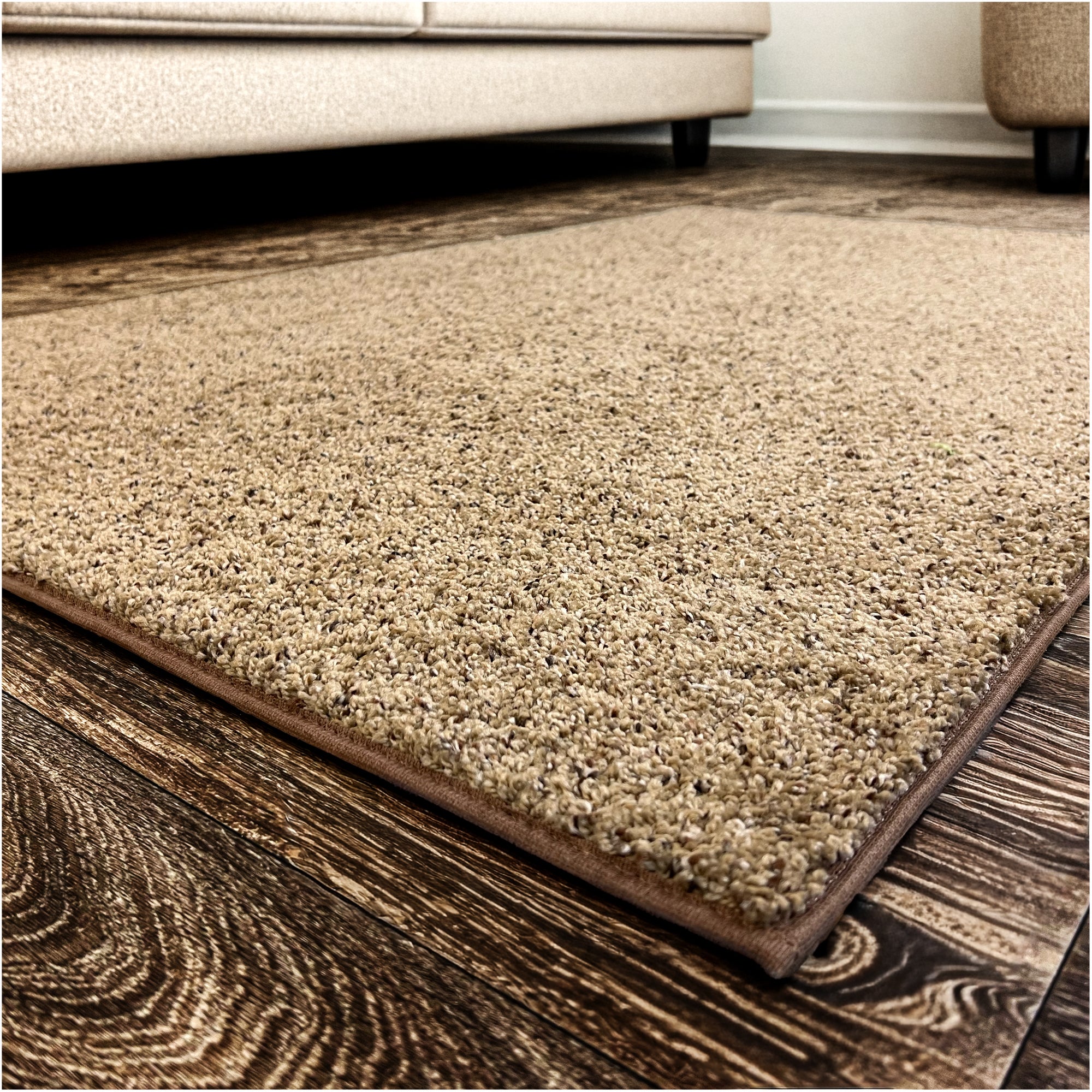Toast of the Town Plush Frieze Area Rug