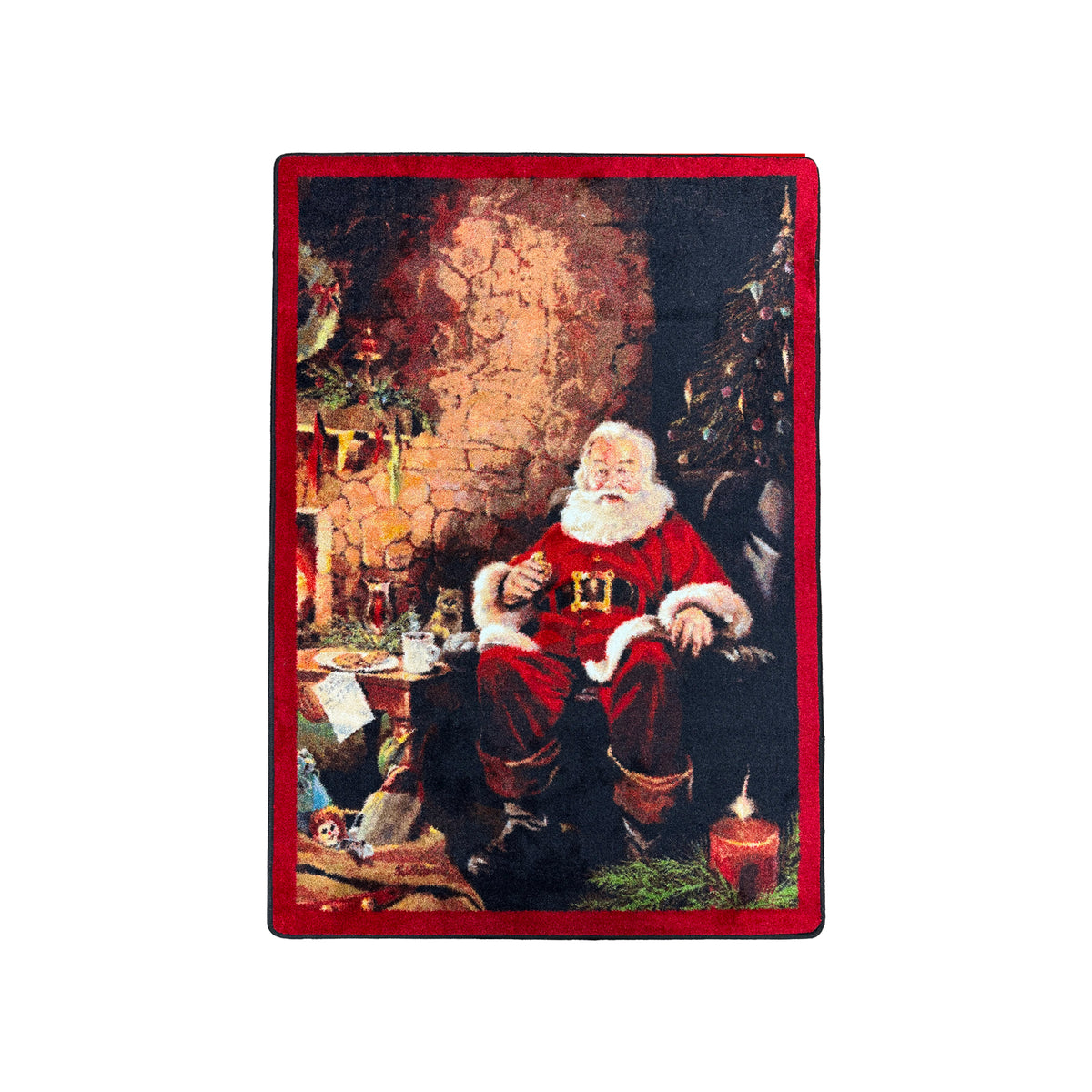 Santa's Treats Christmas Area Rug – Multiple Sizes