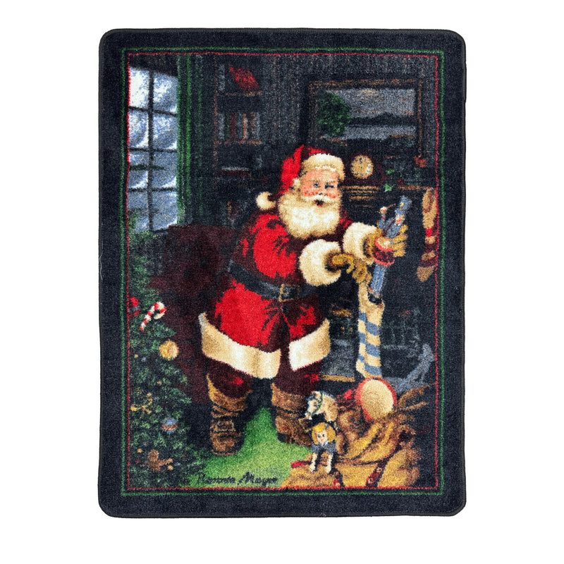 Santa's Visit Christmas Area Rug – Multiple Sizes