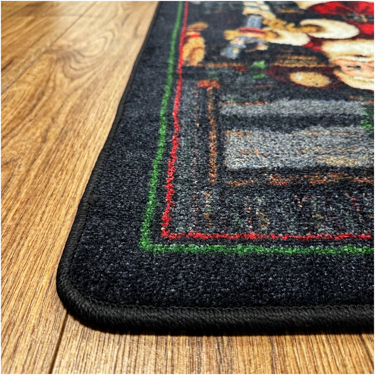 Santa's Visit Christmas Area Rug – Multiple Sizes