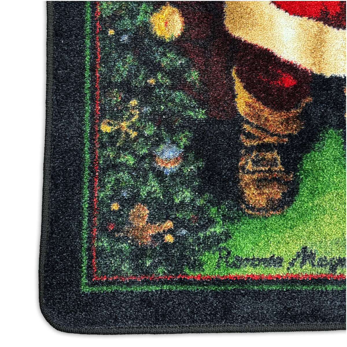 Santa's Visit Christmas Area Rug – Multiple Sizes