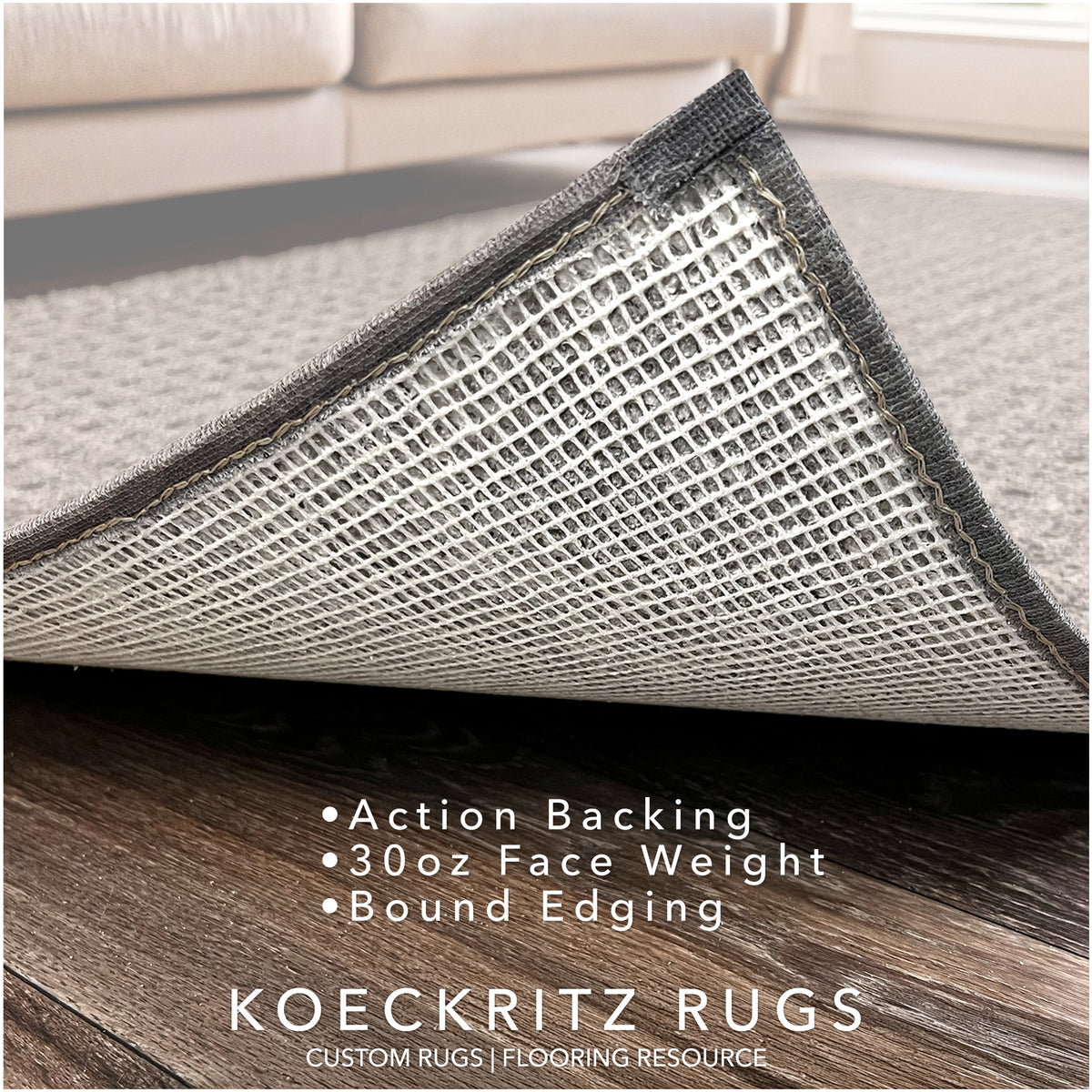 Quadrille Berber Pattern Indoor Area Rug – Custom Sizes