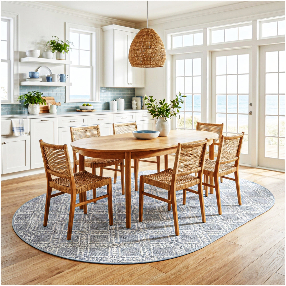 Belmar Custom Size Indoor & Outdoor Area Rug
