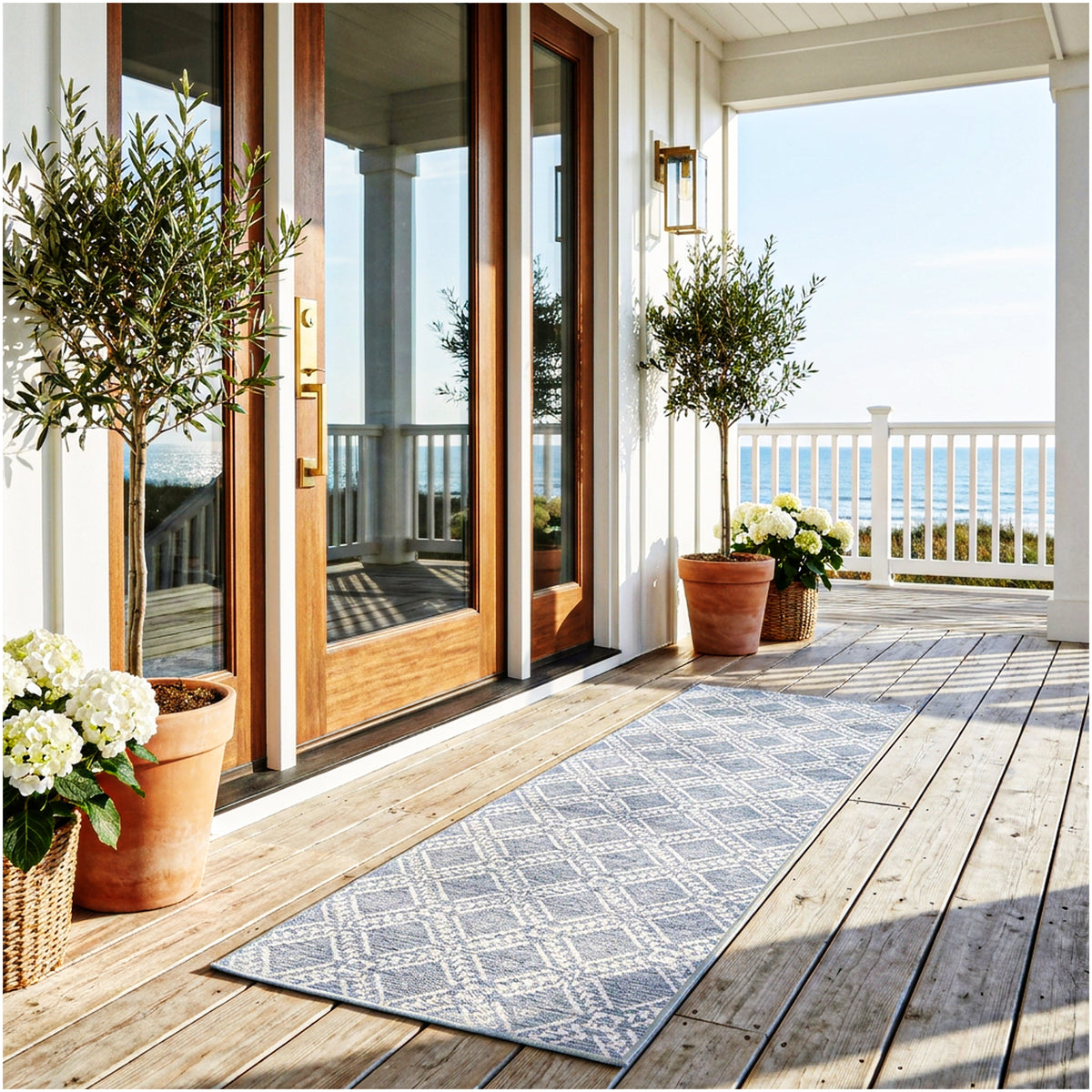 Belmar Custom Size Indoor & Outdoor Area Rug