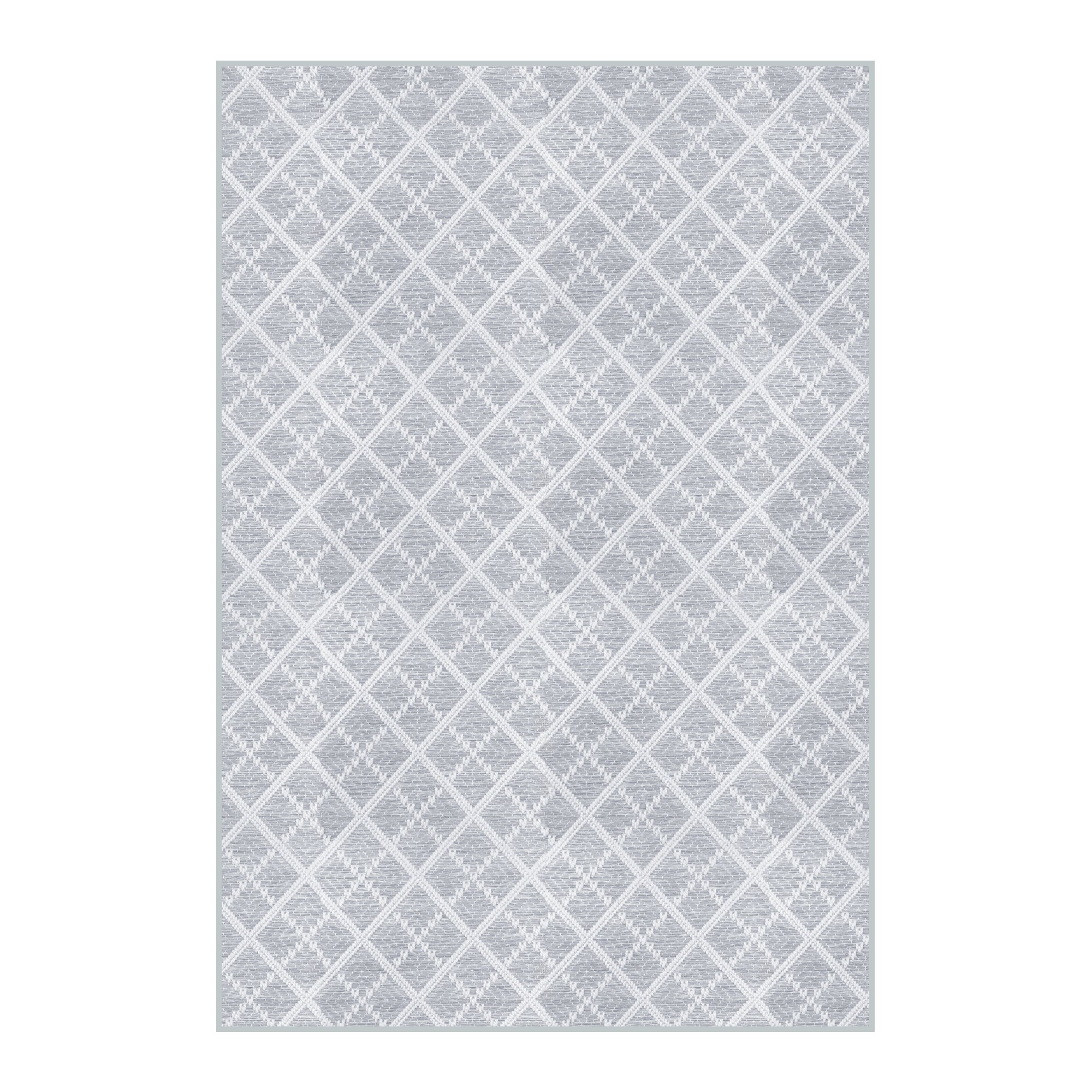 Sea Bright Sea Mist Blue Indoor-Outdoor Patio Area Rug – Custom Cut