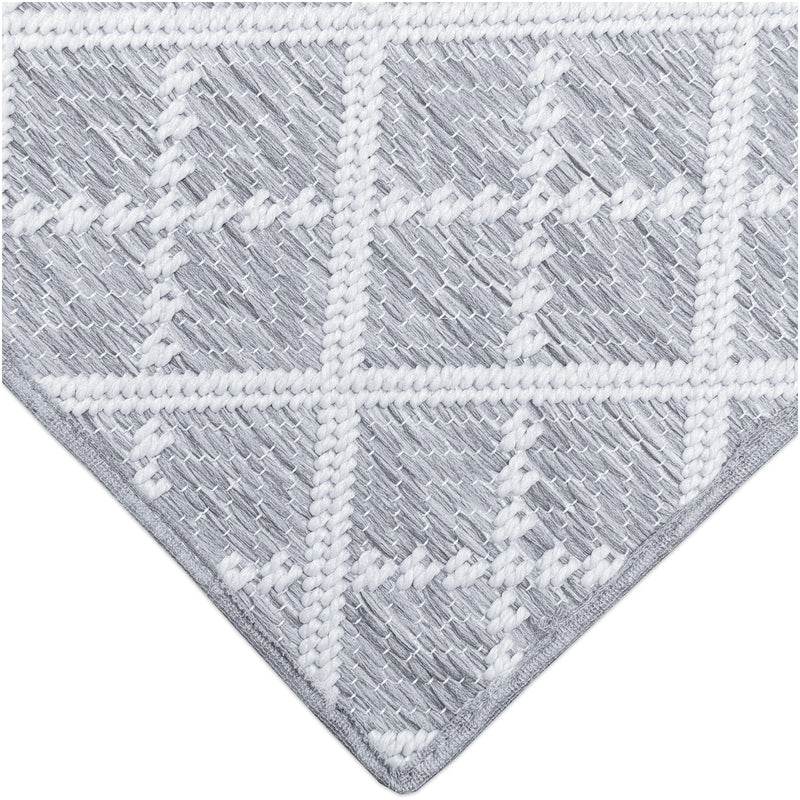 Sea Bright Sea Mist Blue Indoor-Outdoor Patio Area Rug – Custom Cut