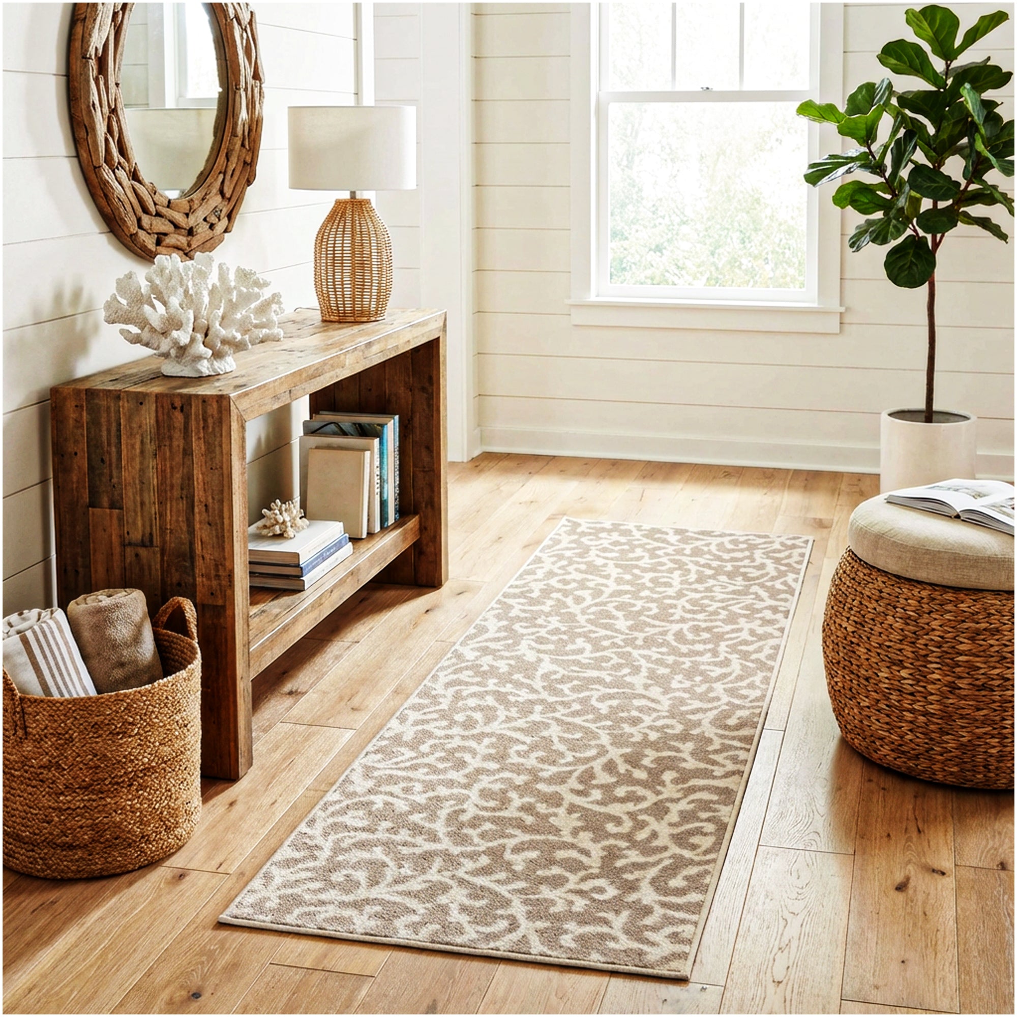 Milliken Coral Springs Indoor Area Rug | Standard Sizes & Color Options