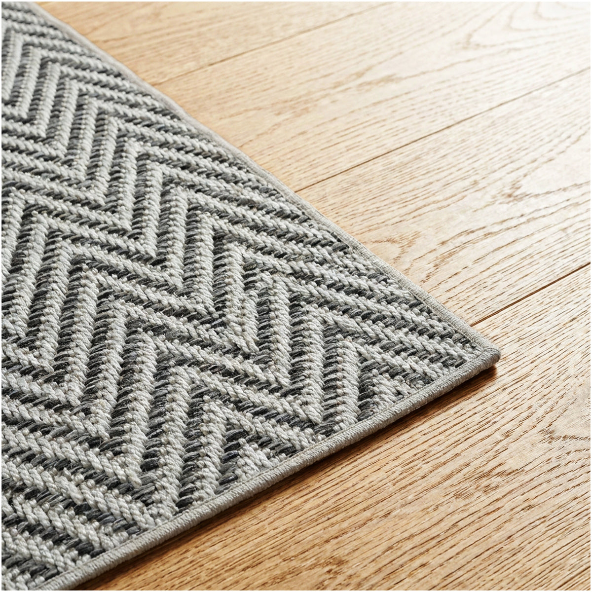 Tortola Chevron Indoor-Outdoor Area Rug | Custom Sizes Available