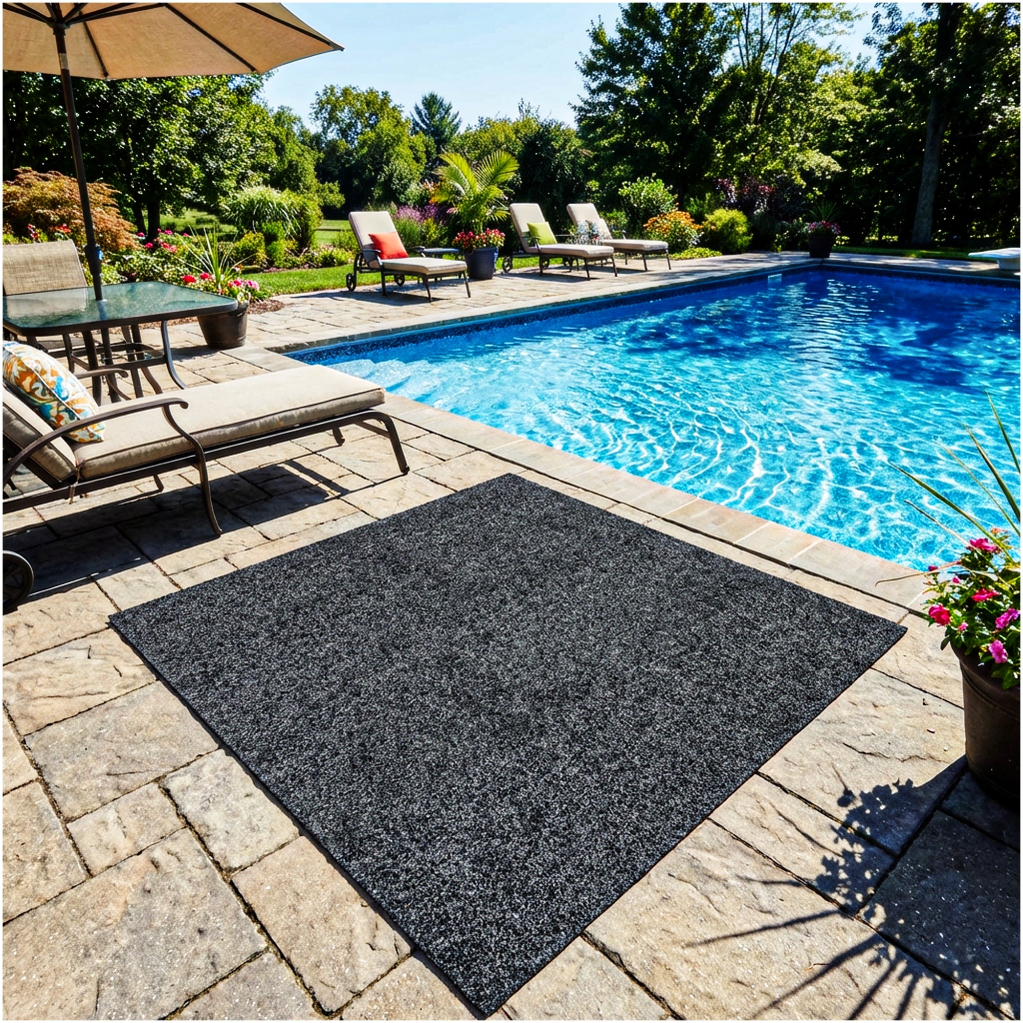 Grizzly Turf Indoor/Outdoor Area Rug – Durable, Weatherproof, Custom Cut
