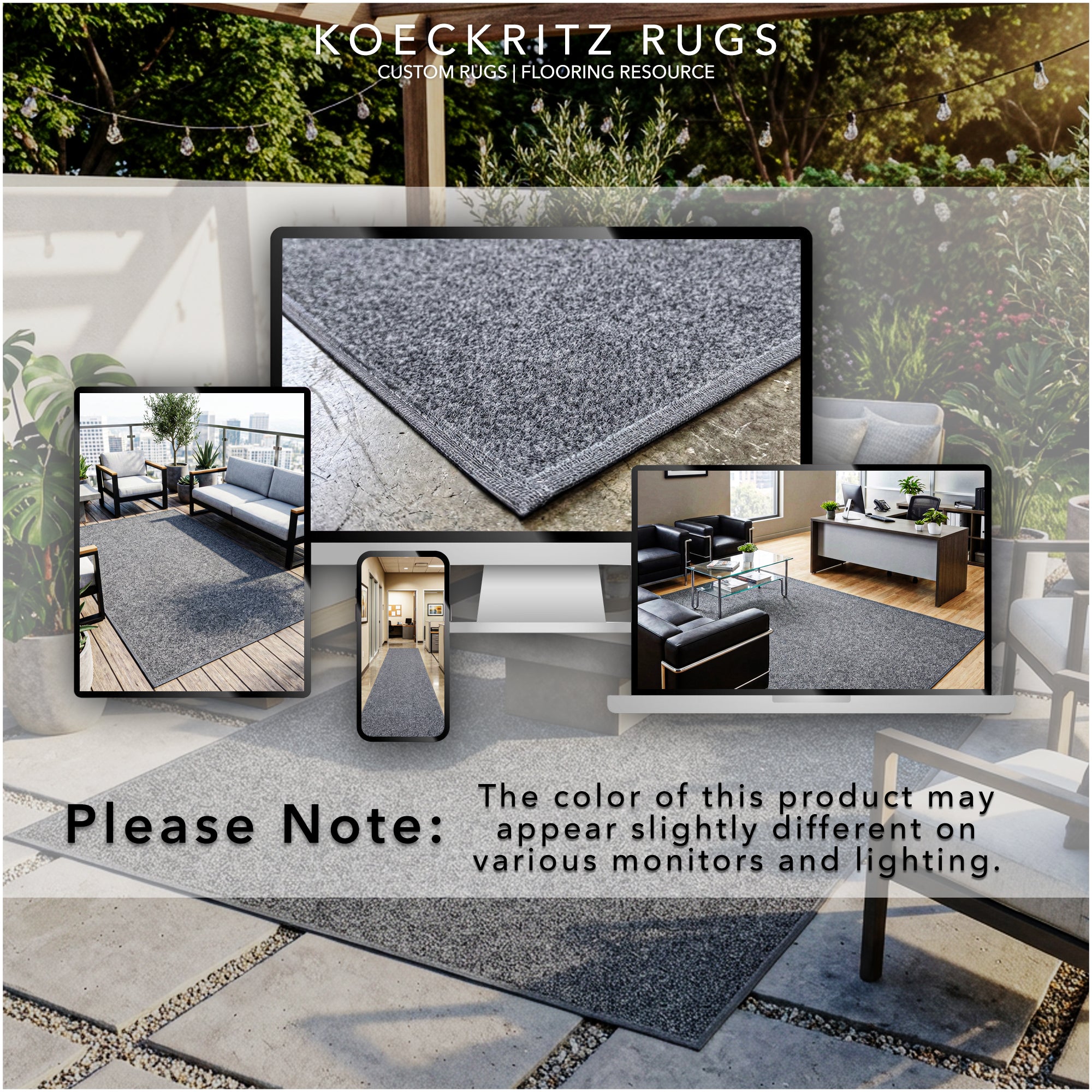 Valdosta Indoor Outdoor Carpet Rug – Durable, Soft, Custom Sizes