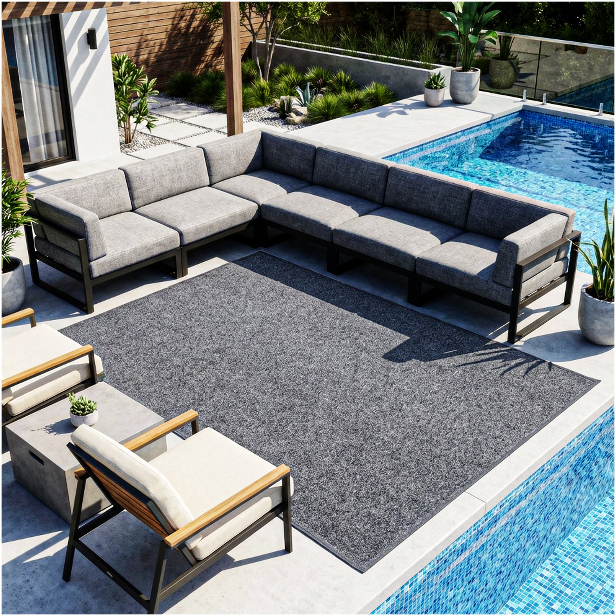 Valdosta Indoor Outdoor Carpet Rug – Durable, Soft, Custom Sizes