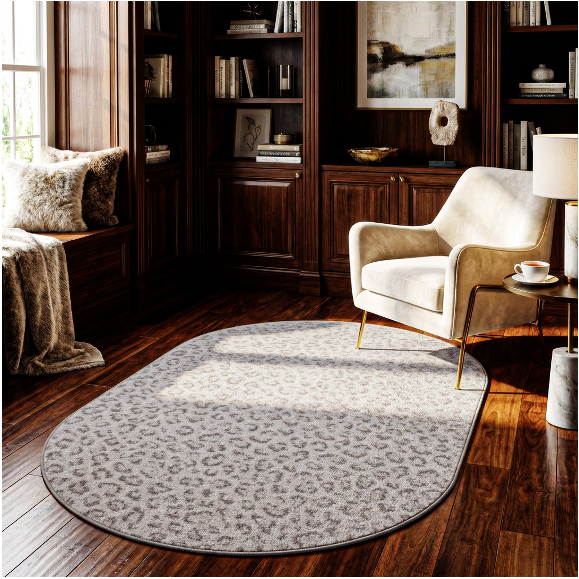 Milliken Exotic Touch Leopard Indoor Area Rug – 40 oz Cut Pile, Custom Sizes & Colors
