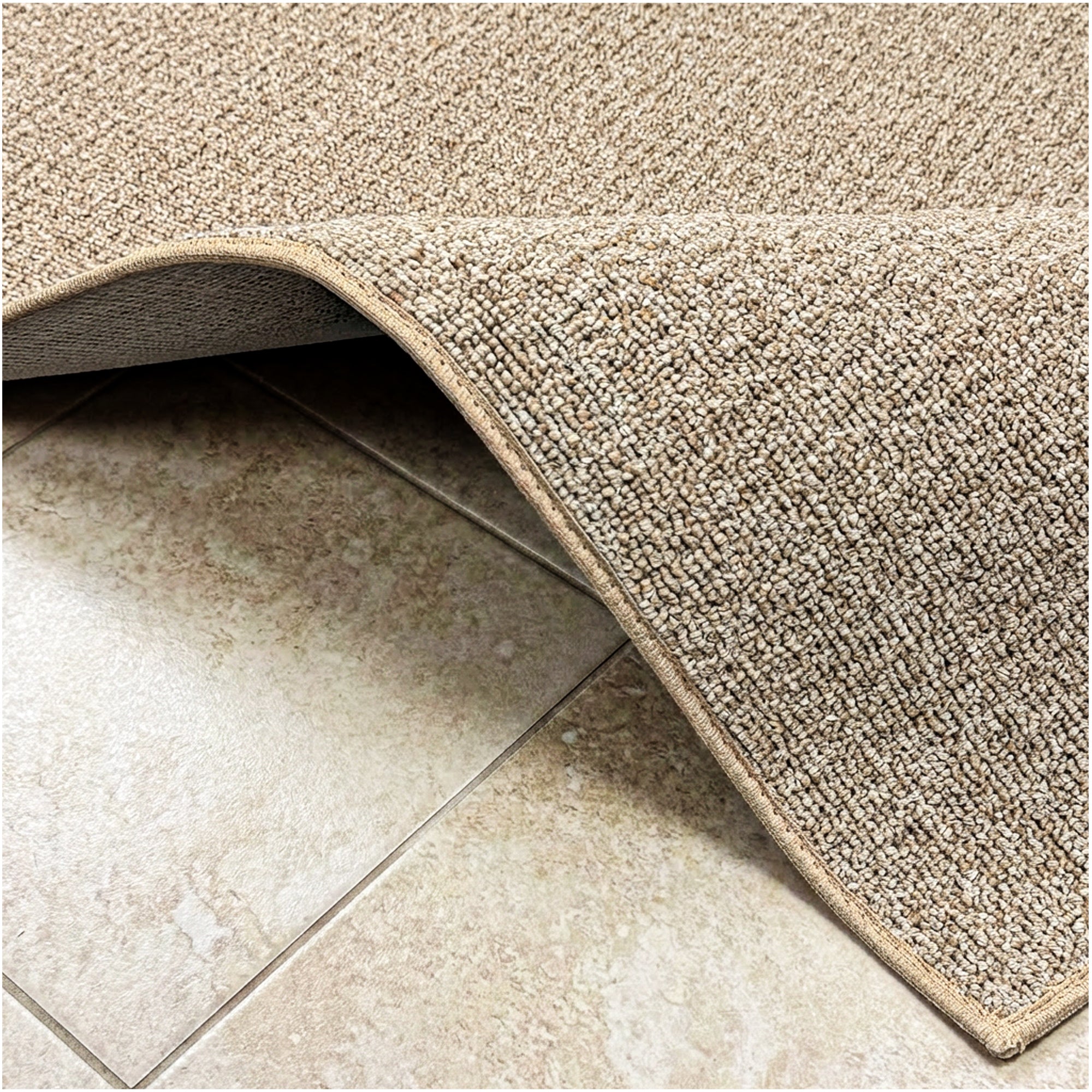 Casual Boucle Indoor/Outdoor Area Rug – Custom Sizes, 6 Colors