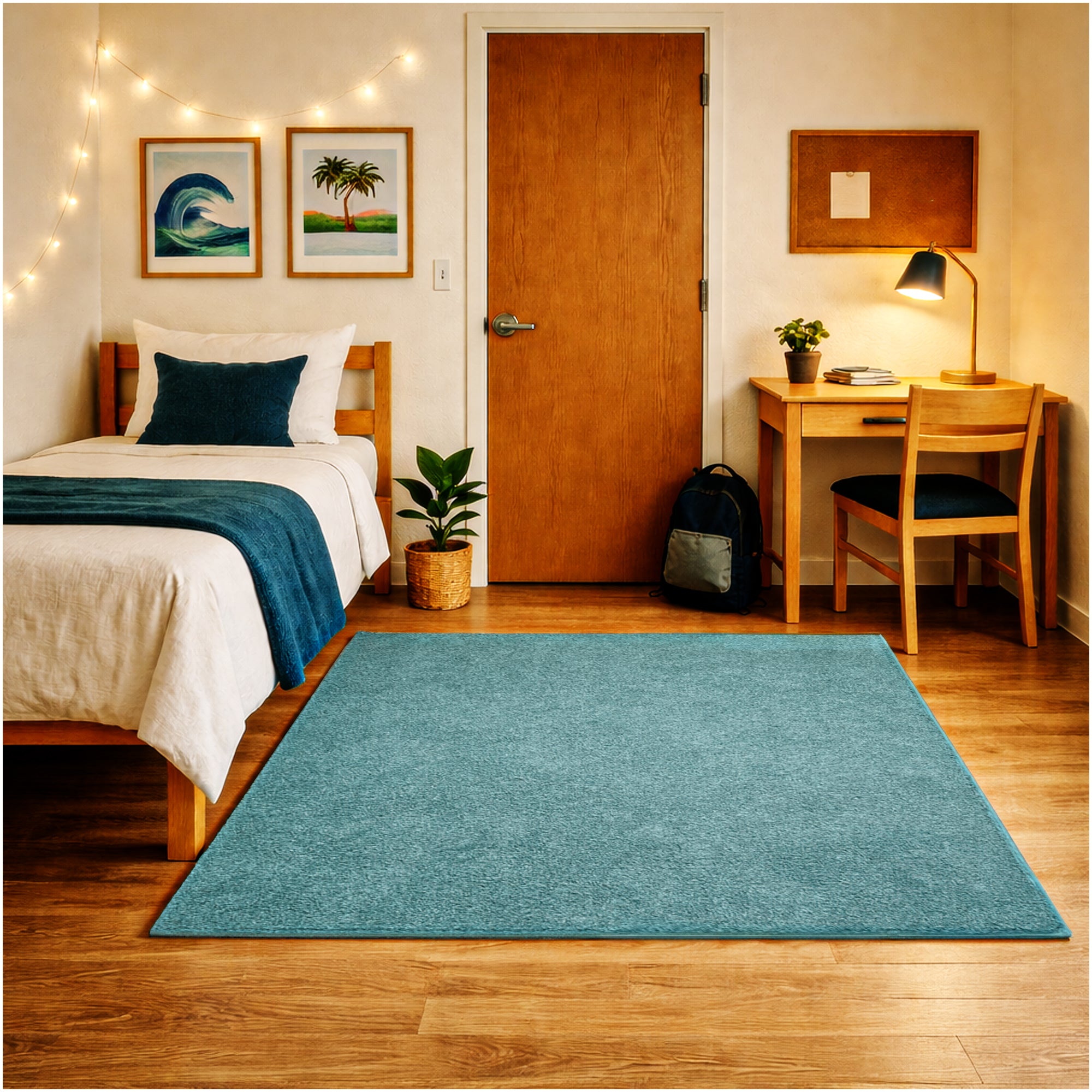 Kid Crossing Soft Area Rug – Colorful Collection, Custom Sizes Available