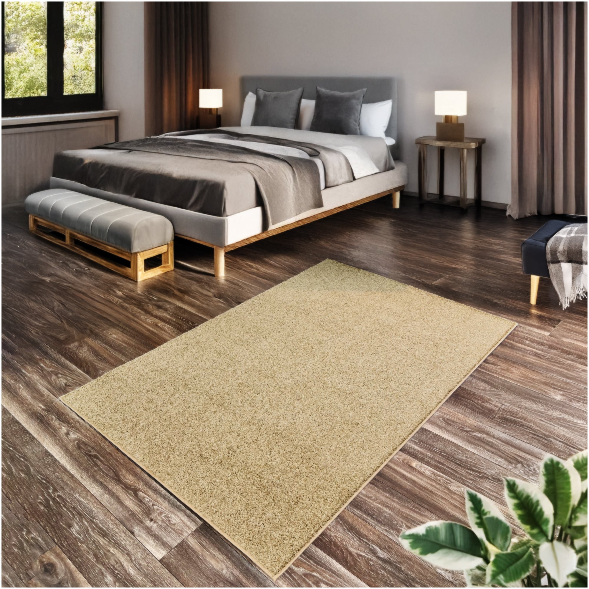 Soft & Cozy Cornerstone Frieze Indoor Area Rug – 8' x 10' Value Offer, 2 Colors