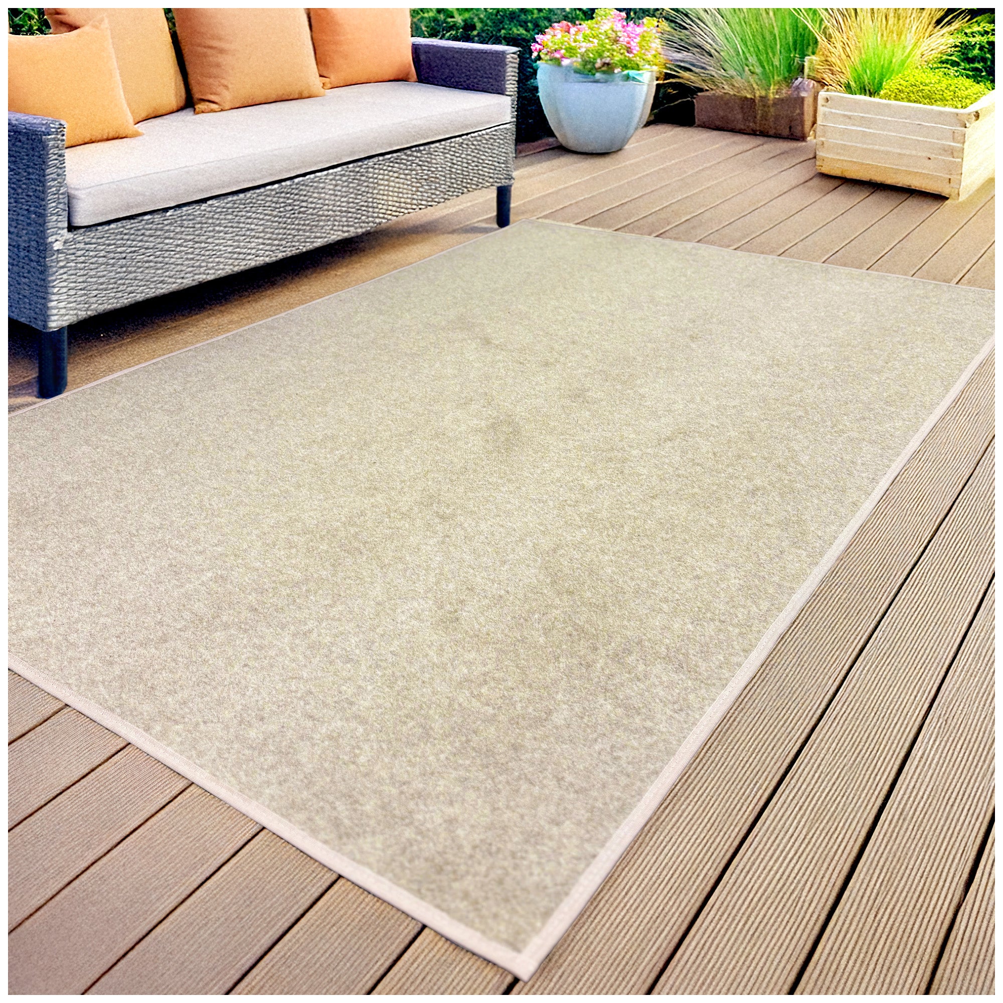 Economical Indoor/Outdoor Carpet Rug (10 Colors)