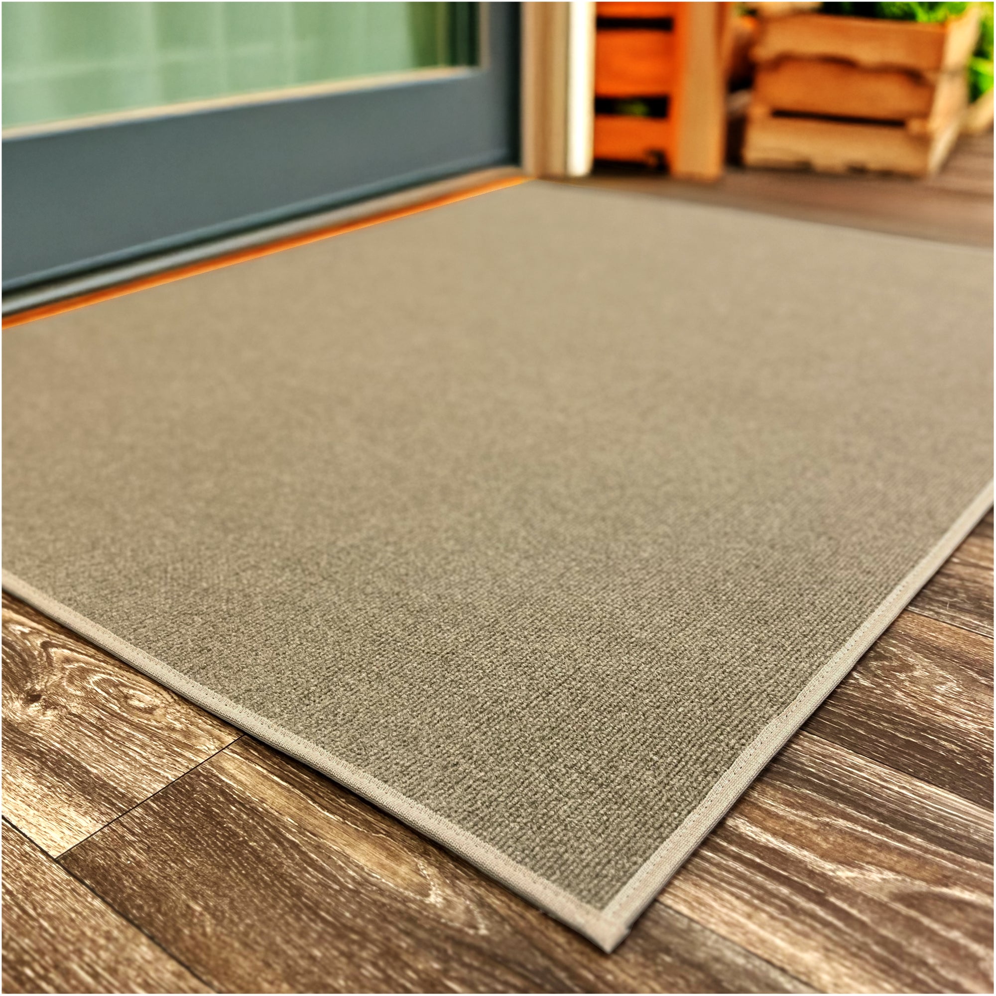 Roanoke Rib Indoor-Outdoor Area Rug in Custom Sizes - Sample