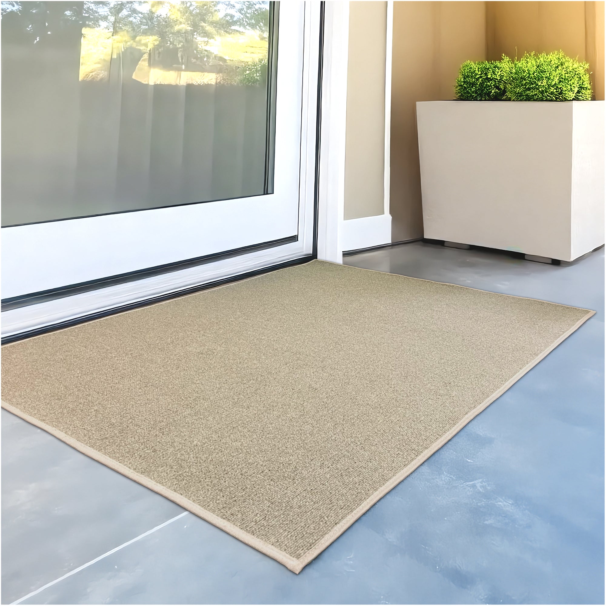 Roanoke Rib Indoor-Outdoor Area Rug in Custom Sizes - Sample