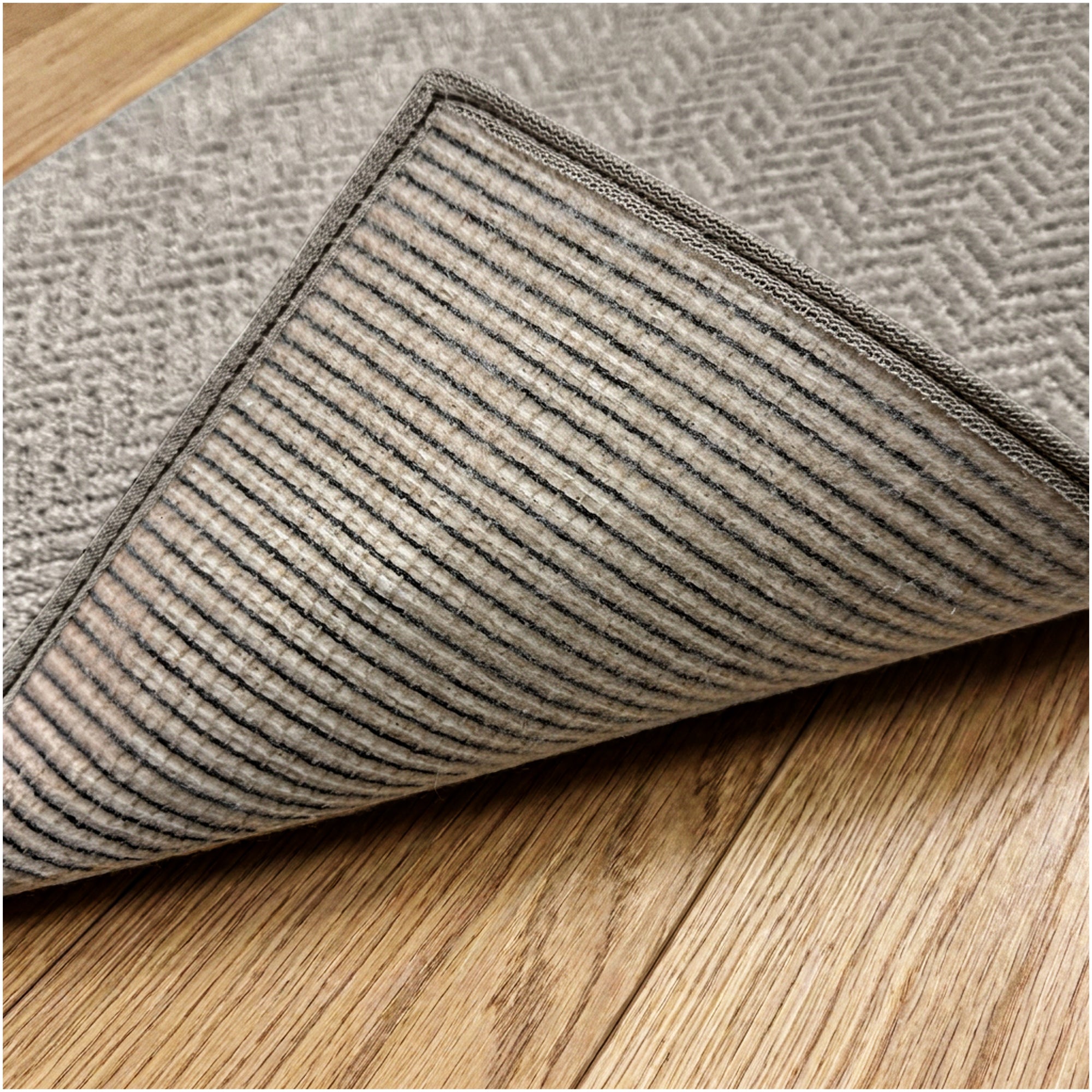 Neutral Geometric Weave Indoor Area Rug | Standard Sizes & Colors