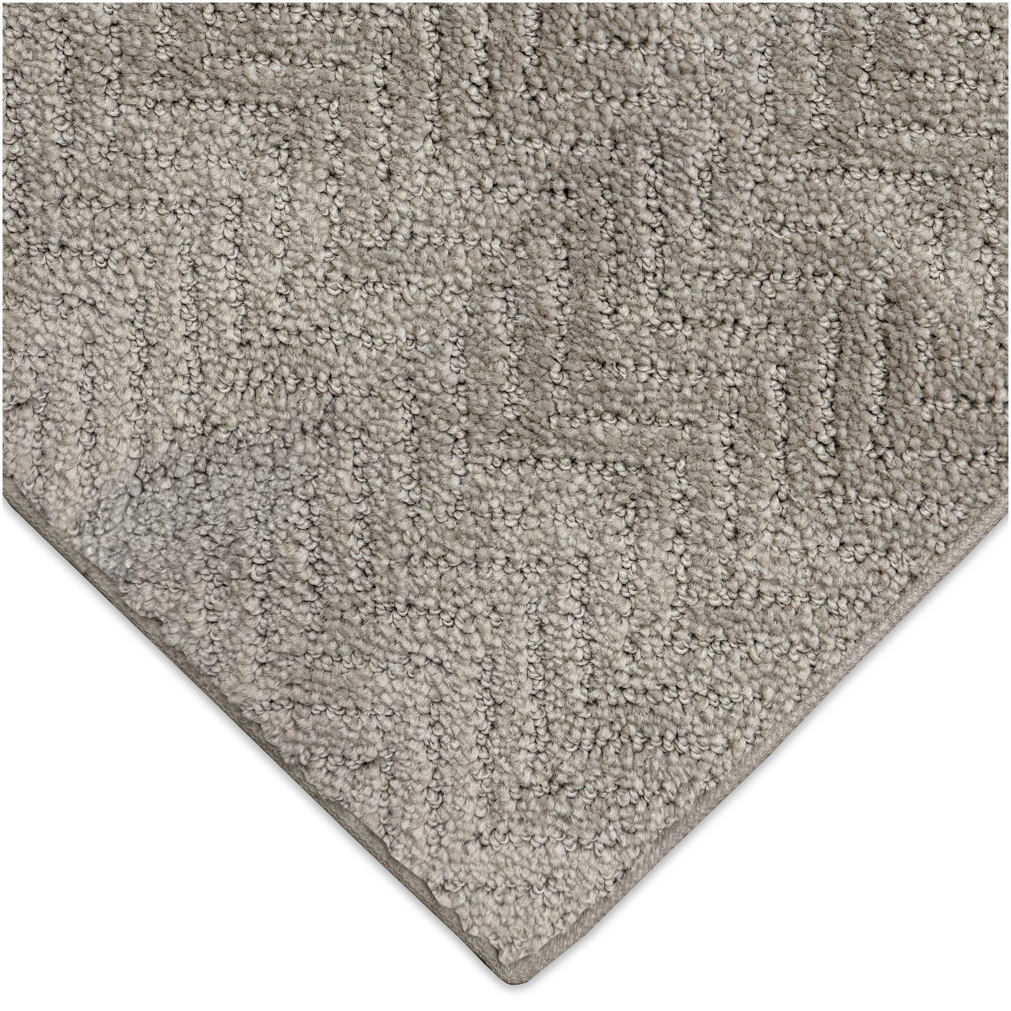 Neutral Geometric Weave Rug Sample | Color & Texture Swatch
