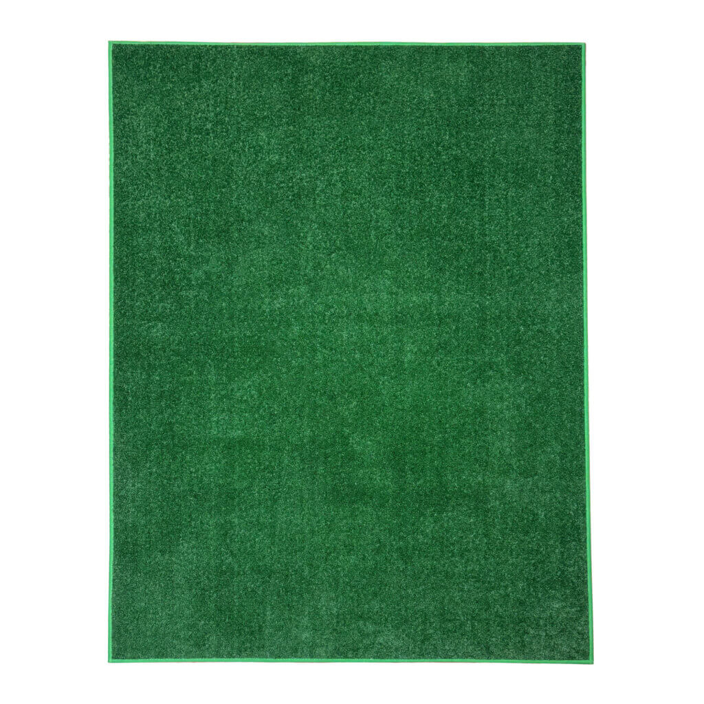 Turftime Artificial Grass Rug – Brown & Green, Custom Sizes
