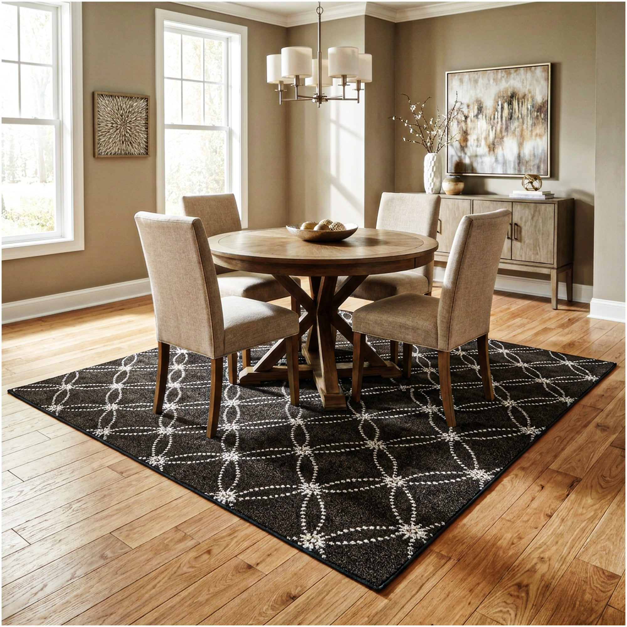 Milliken Charthouse Pattern Indoor Area Rug – 40 oz Cut Pile, Custom Sizes & Colors