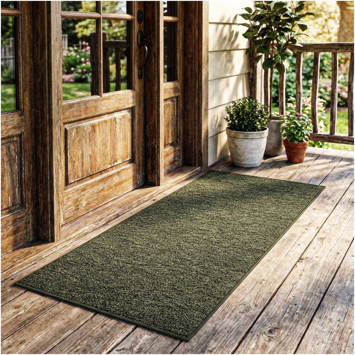 Outside Agenda Indoor Outdoor Rug | Durable Level Loop Rug in Custom Sizes