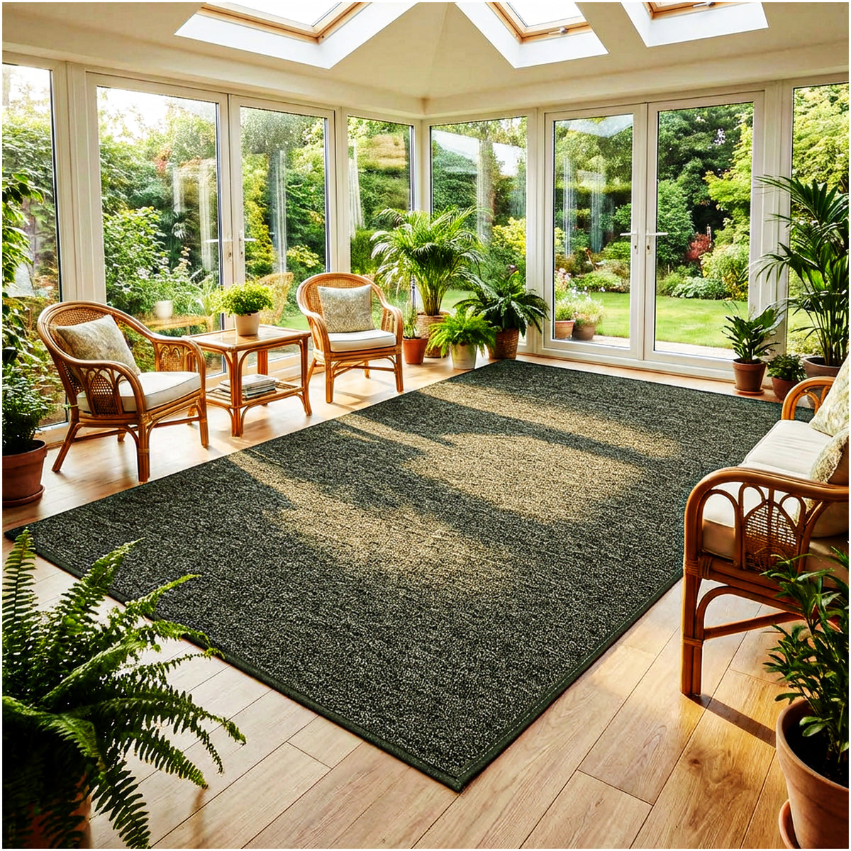 Outside Agenda Indoor Outdoor Rug | Durable Level Loop Rug in Custom Sizes