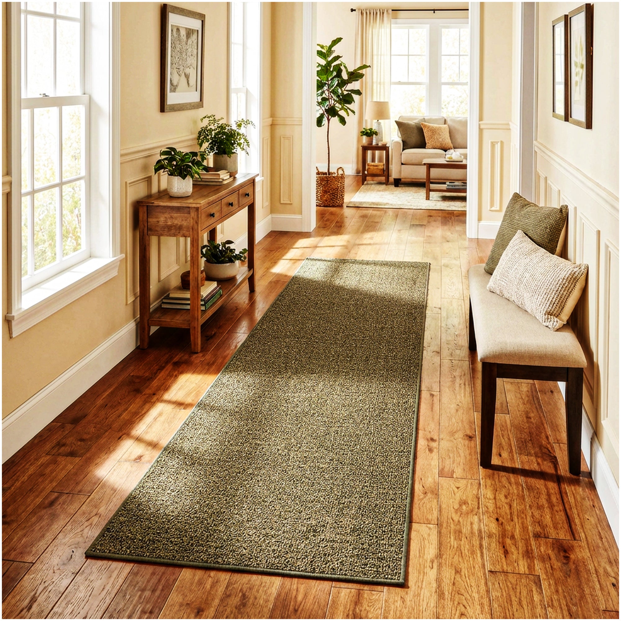 Garden Escape Indoor/Outdoor Area Rug with Premium Bound Edges – 6 Colors