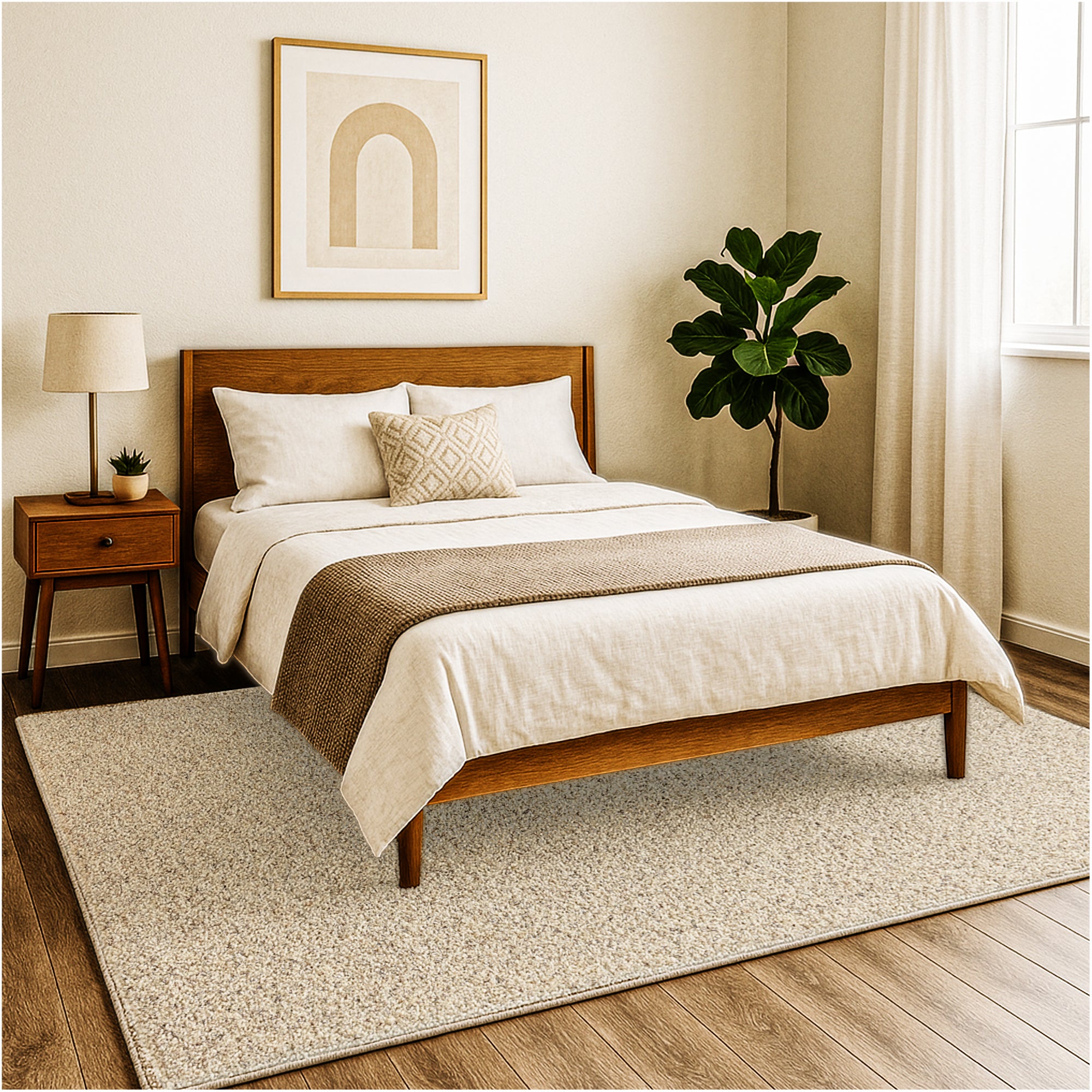 Toast of the Town Plush Frieze Area Rug