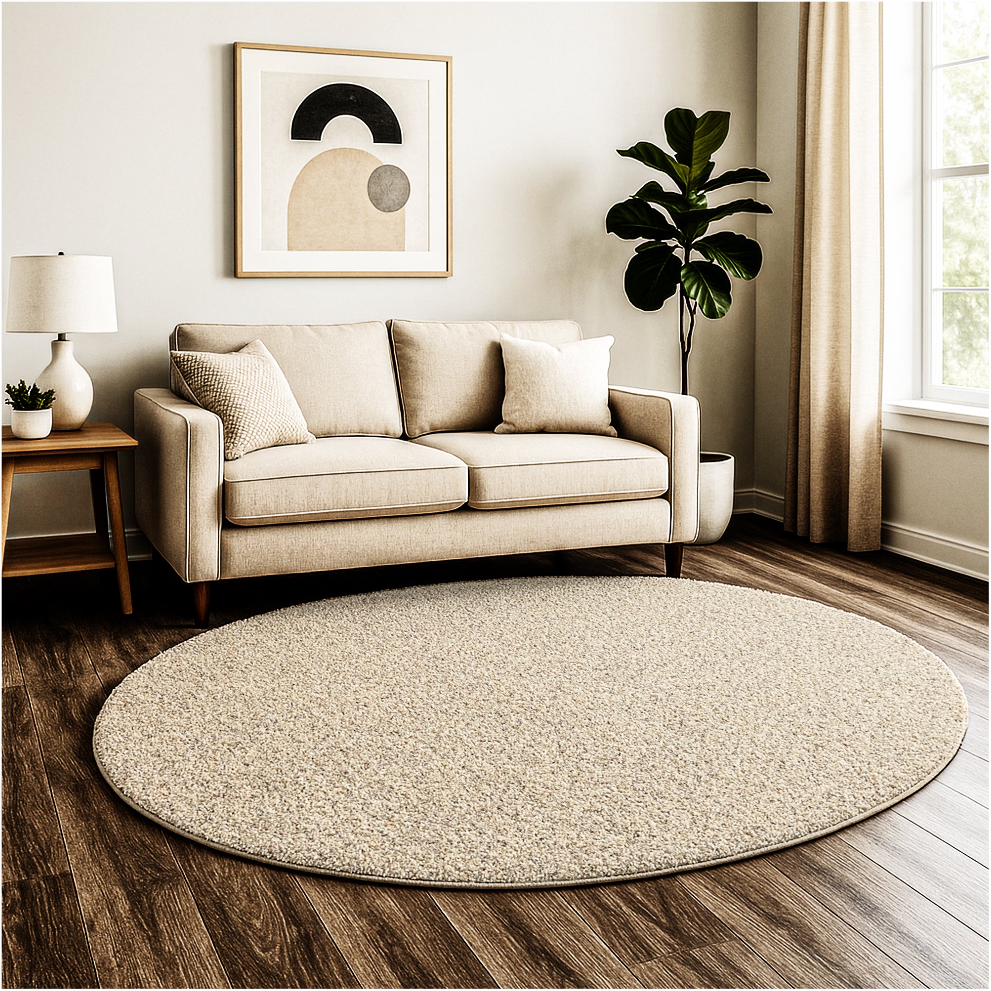 Toast of the Town Plush Frieze Area Rug