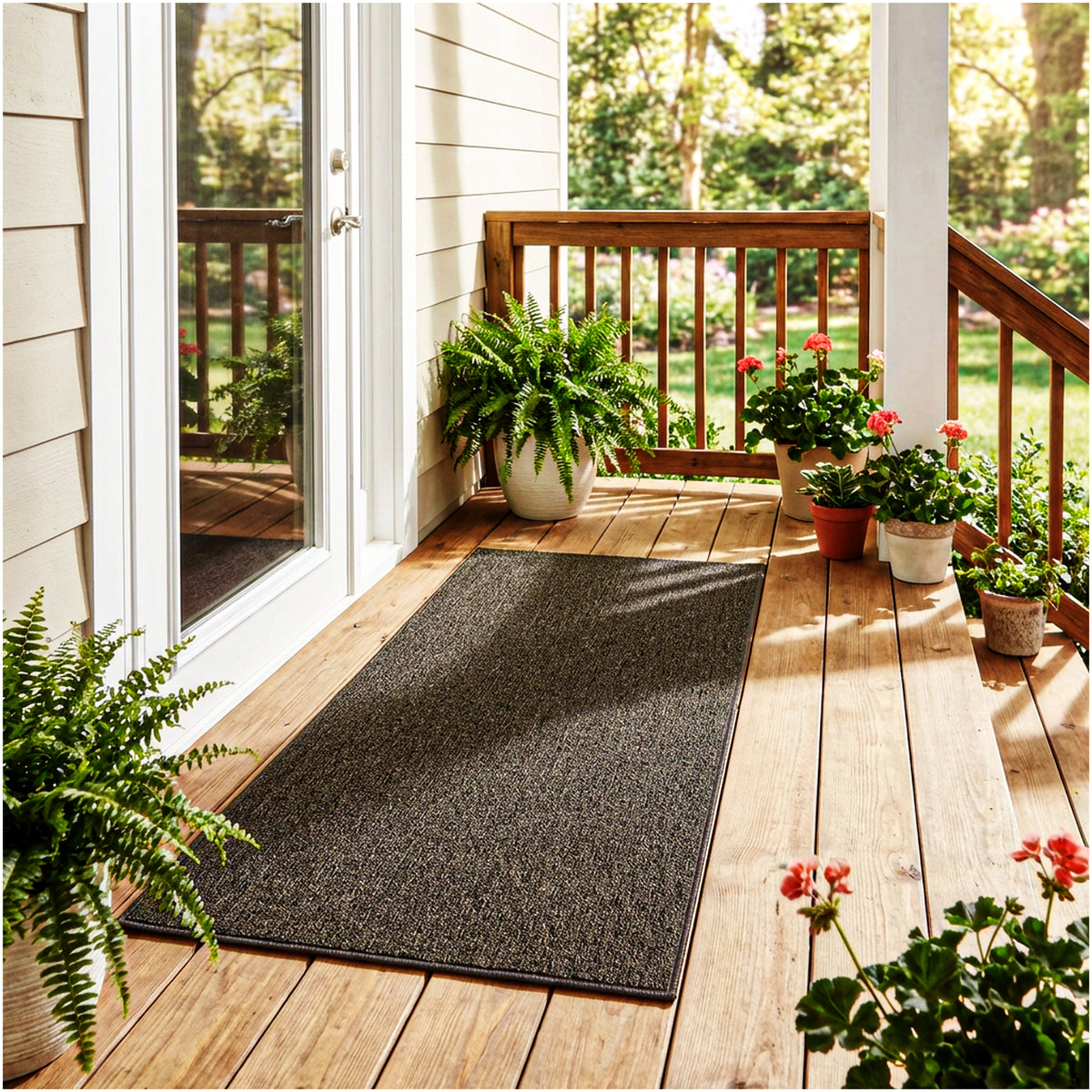 Outside Agenda Indoor Outdoor Rug | Durable Level Loop Rug in Custom Sizes