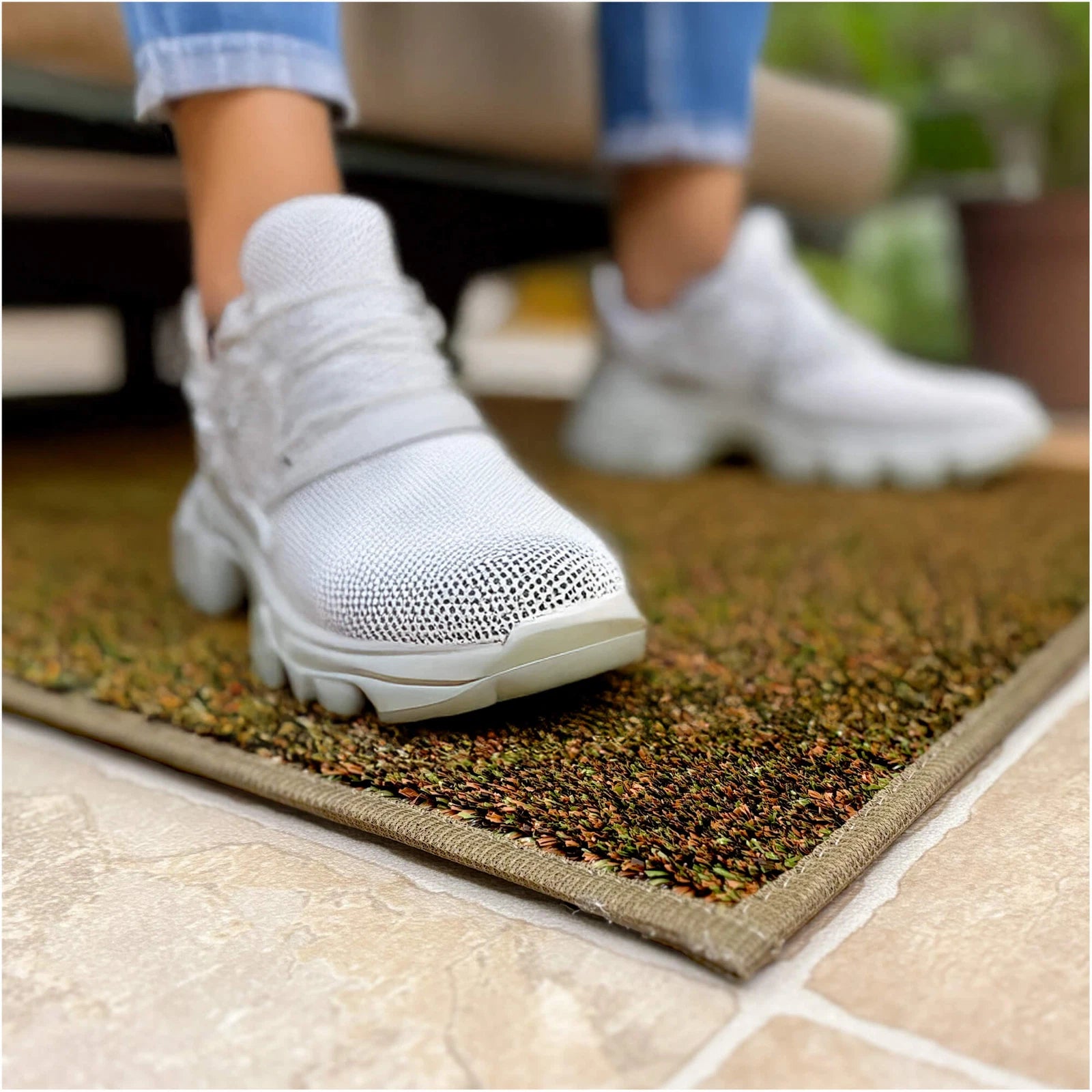 Cabana Tweed Artificial Grass Turf Rug – 3/8” Thick Ultra Turf Carpet, Custom Size, 7 Colors