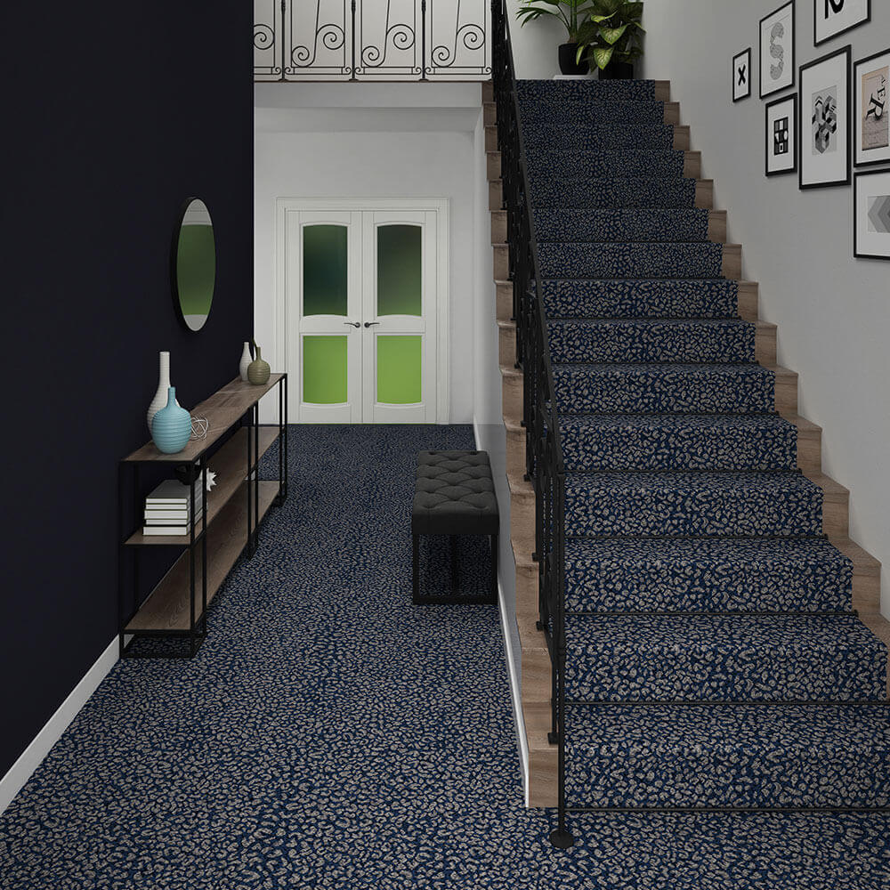 Leopard Print Woven Area Rug – Ceremony Collection by Kane Carpet | Custom Sizes Available