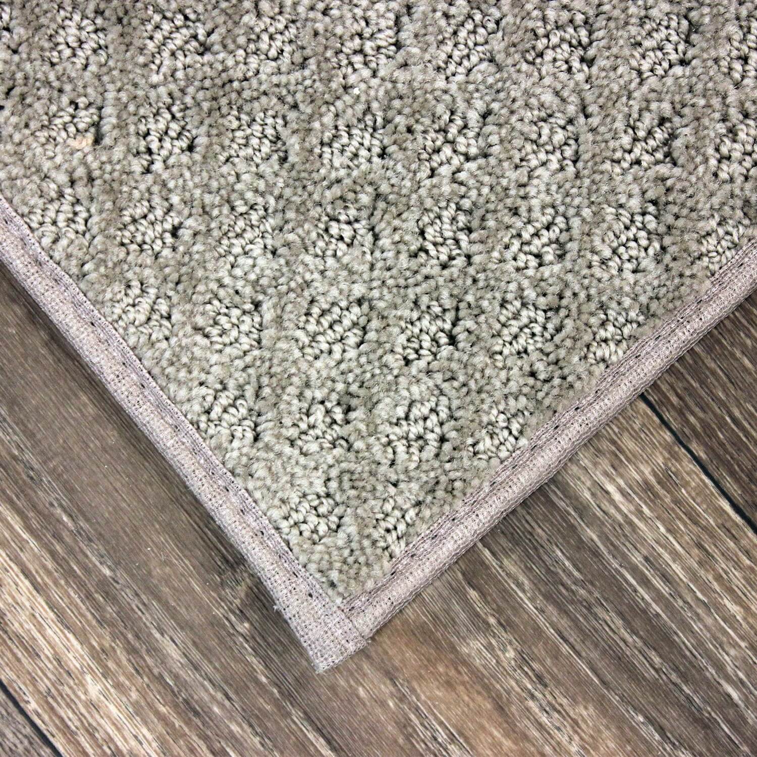 Taupe Harbour Town Indoor Area Rug – 100% Solution-Dyed Polyester, Custom Sizes