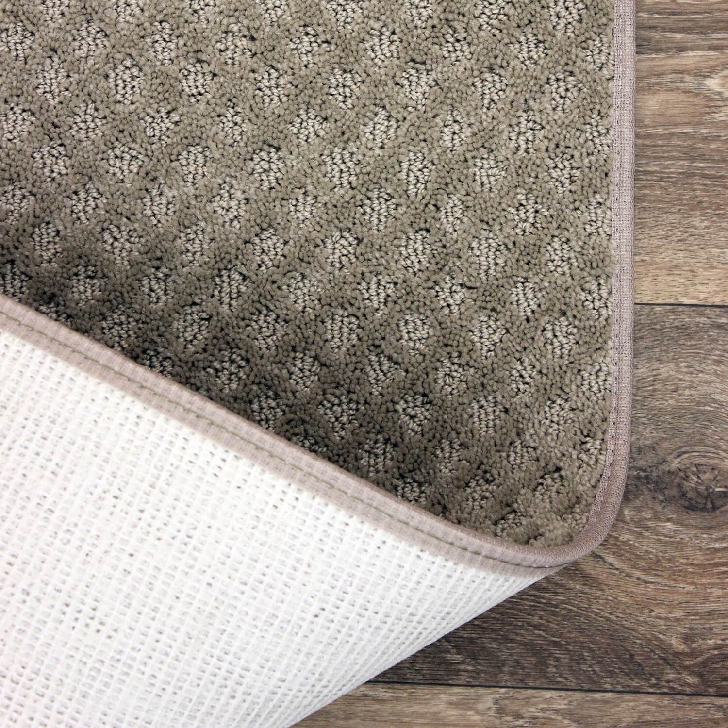 Taupe Harbour Town Indoor Area Rug – 100% Solution-Dyed Polyester, Custom Sizes