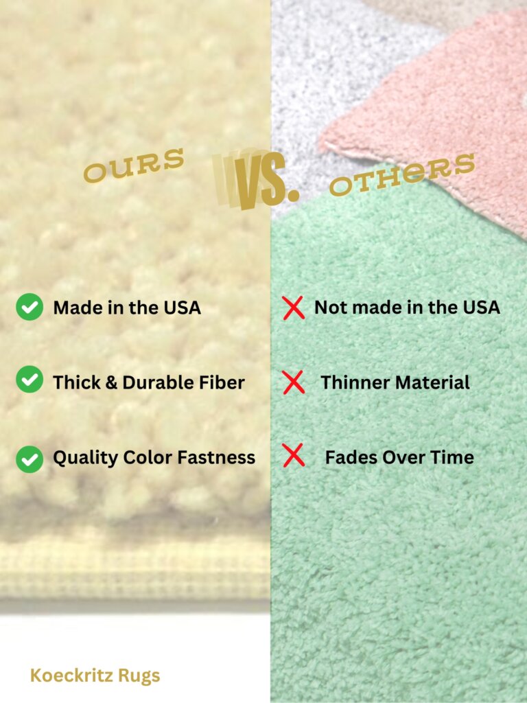 Kid Crossing Soft Area Rug – Colorful Collection, Custom Sizes Available - Sample