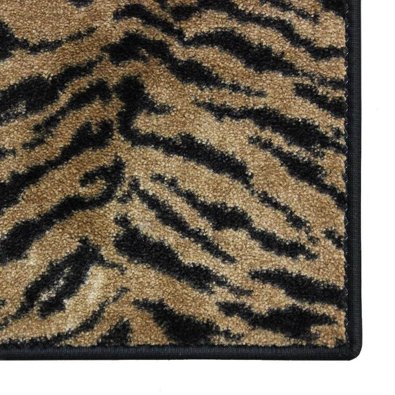 Exotic Journey Domo Tiger Pattern Indoor Area Rug – Custom Sizes