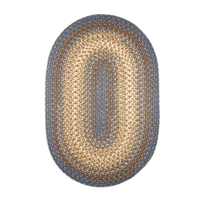 Rhody Blue Lake Braided Area Rug – Easy Living EL-93