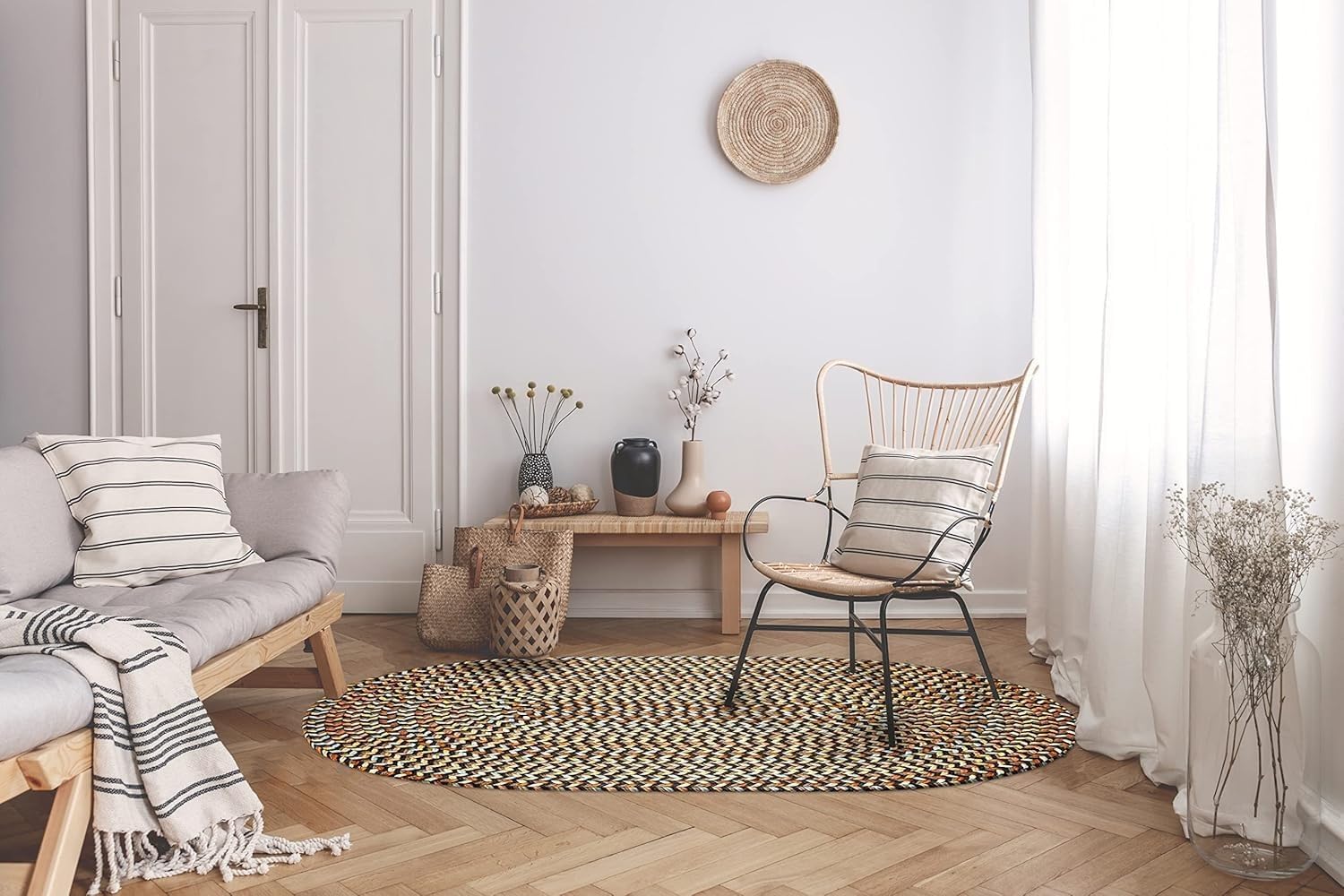 Rhody Brown Velvet Braided Area Rug – Cypress CY-37