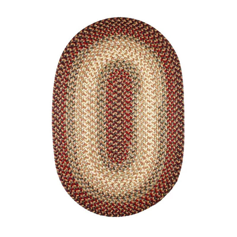 Rhody Spanish Red Braided Area Rug – Easy Living EL-73