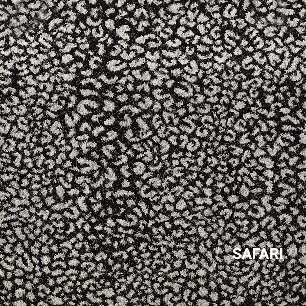 Leopard Print Woven Area Rug – Ceremony Collection by Kane Carpet | Custom Sizes Available