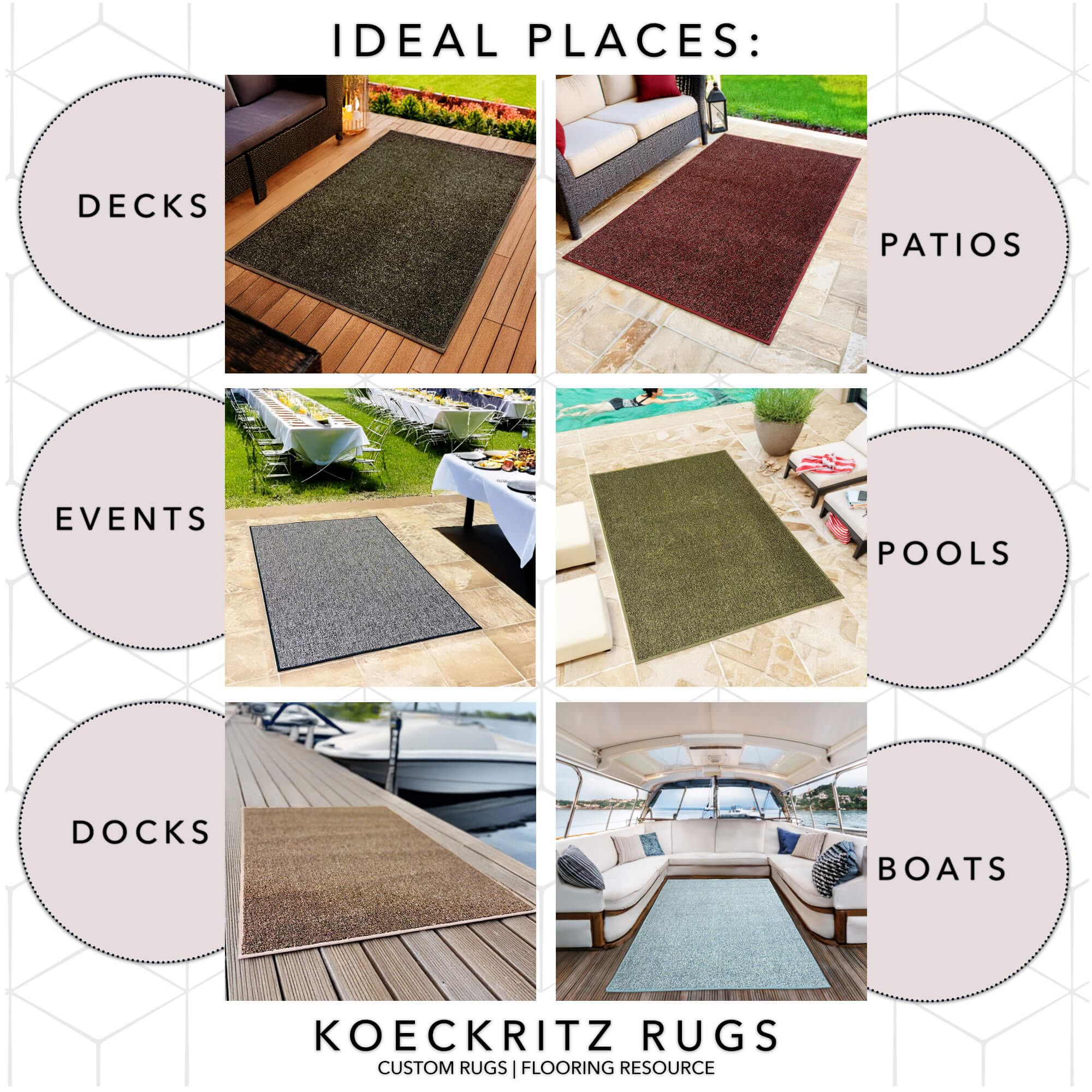 Arbor View Premium Artificial Grass Rug – Custom Sizes Available