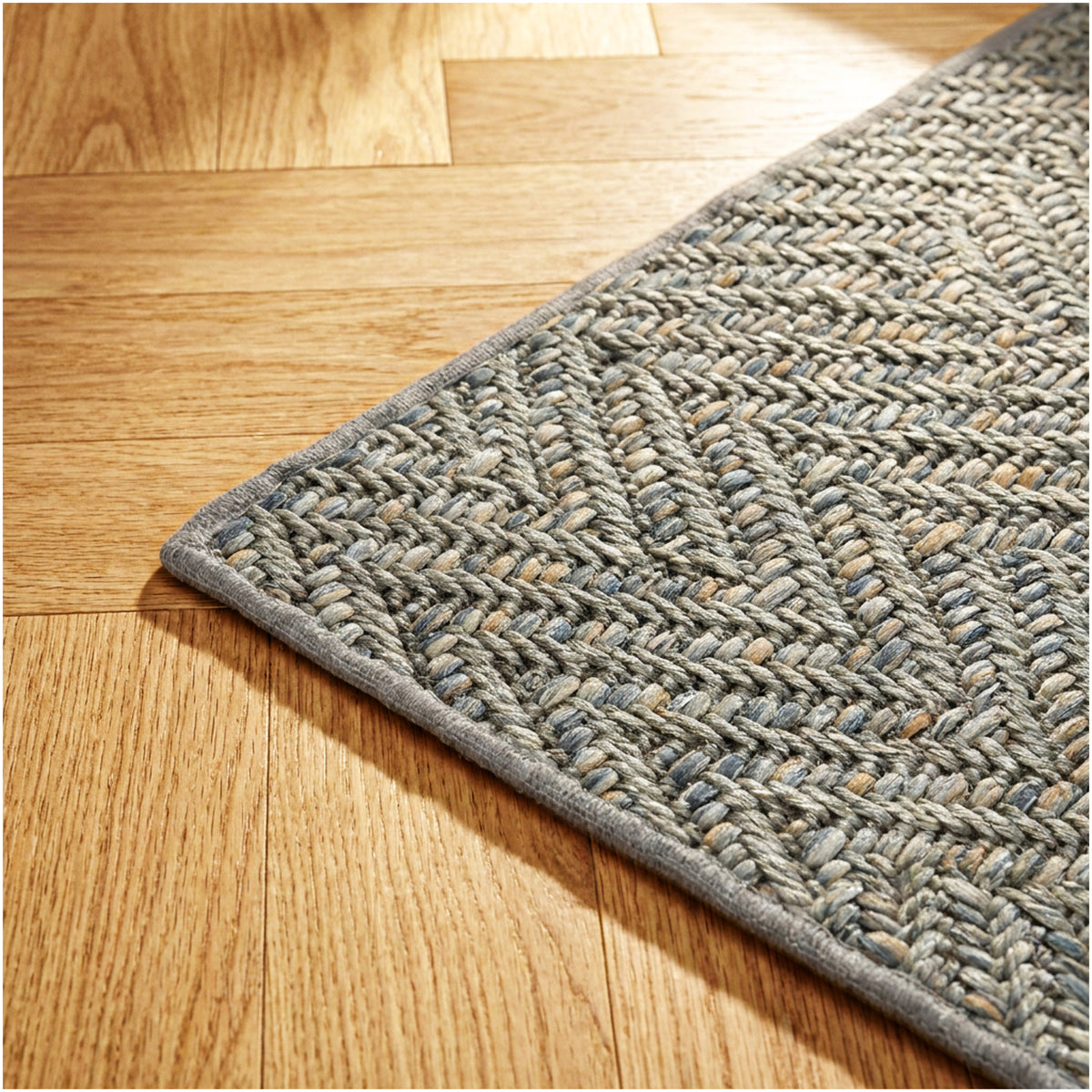 Tortola Chevron Indoor-Outdoor Area Rug | Custom Sizes Available