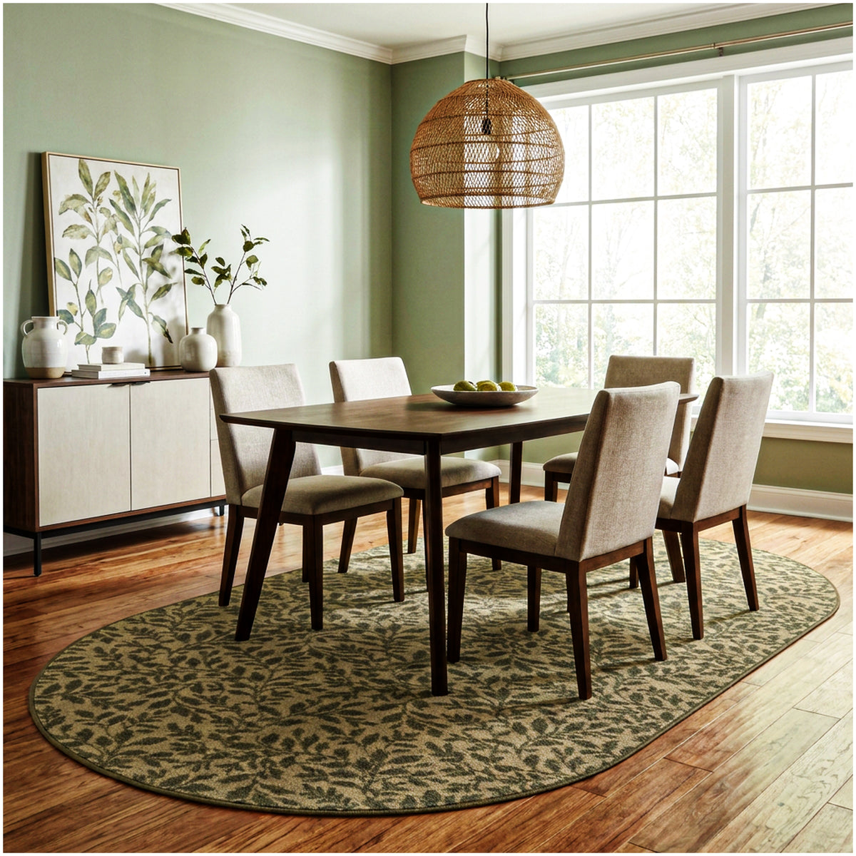 Milliken Hidden Trail Nature Pattern Indoor Area Rug – Custom Sizes