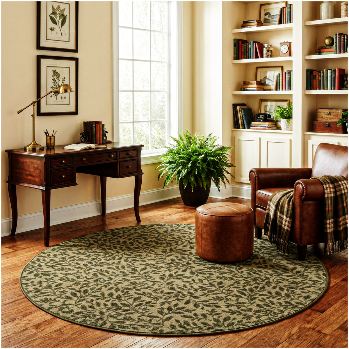 Milliken Hidden Trail Nature Pattern Indoor Area Rug – Custom Sizes