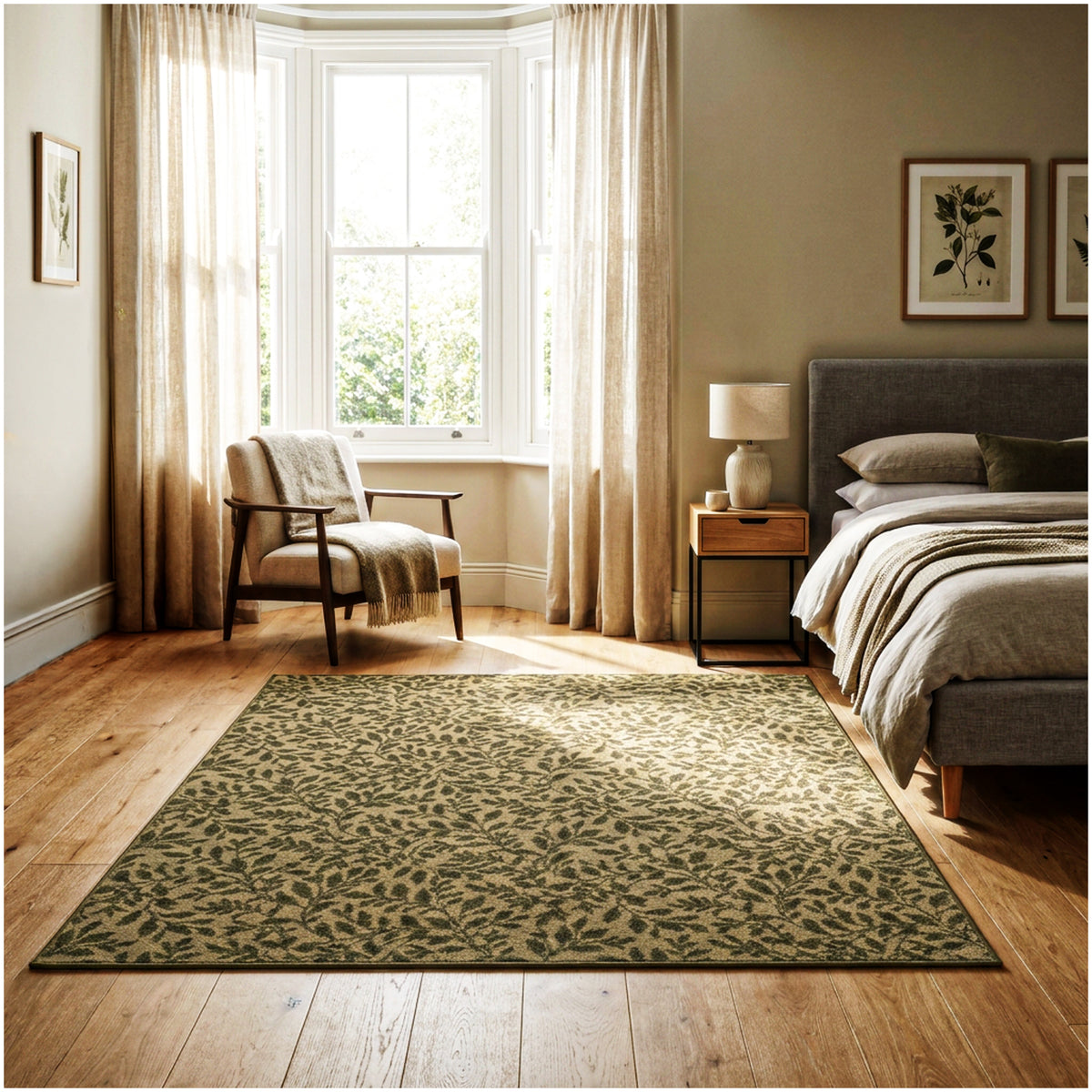 Milliken Hidden Trail Nature Pattern Indoor Area Rug – Custom Sizes